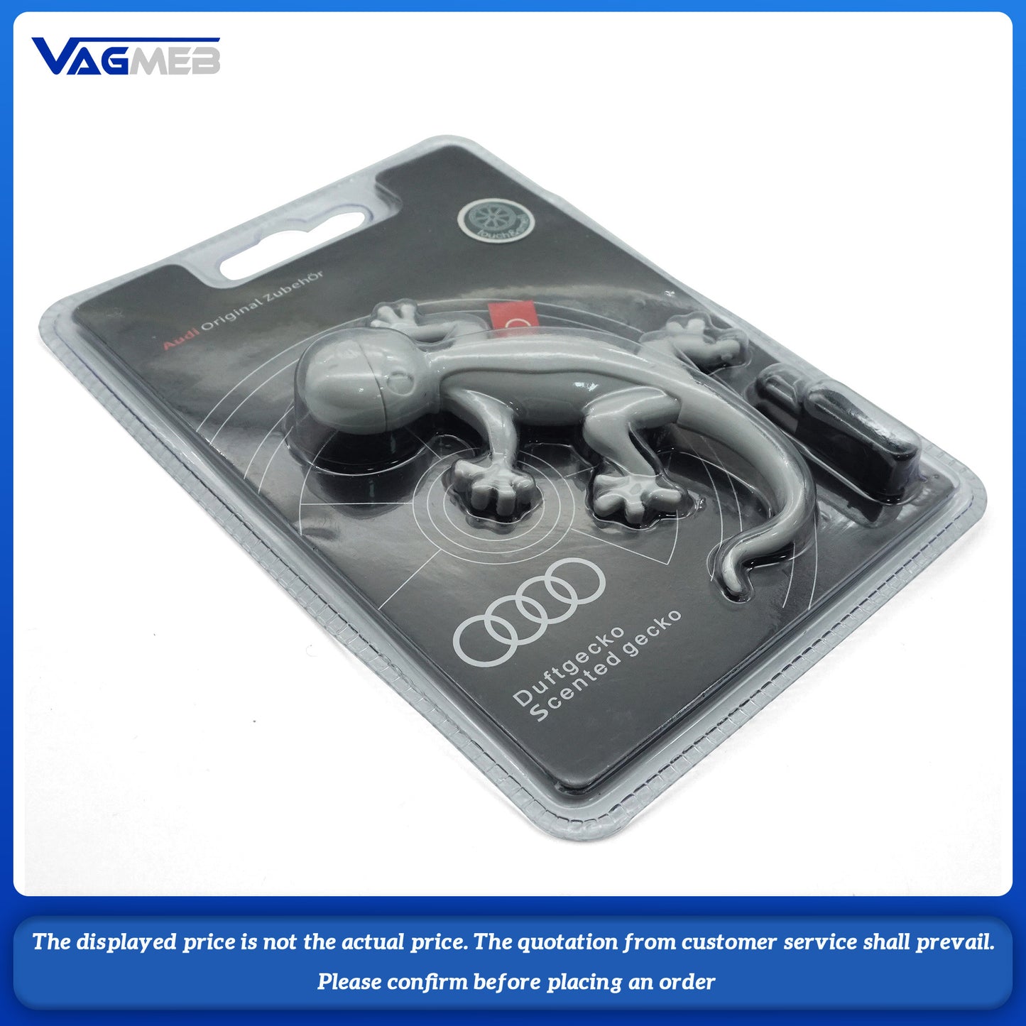 Car Air Conditioning Outlet Perfume For Audi A3 A4 A5 A6 A7 Q7 Q5 Q3 For Benz BMW For VW Gecko Fragrance Air Freshener