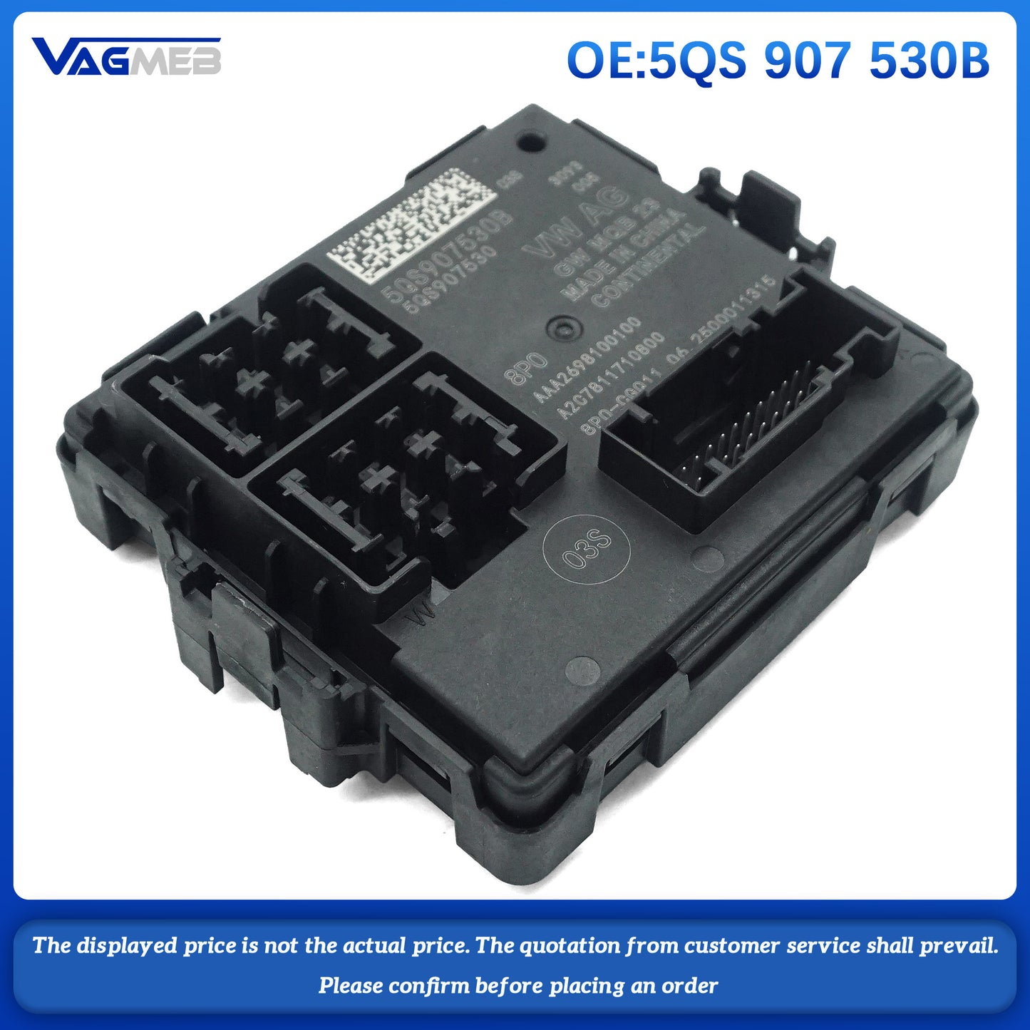 For VW Passat B9 gateway 5QS 907 530B