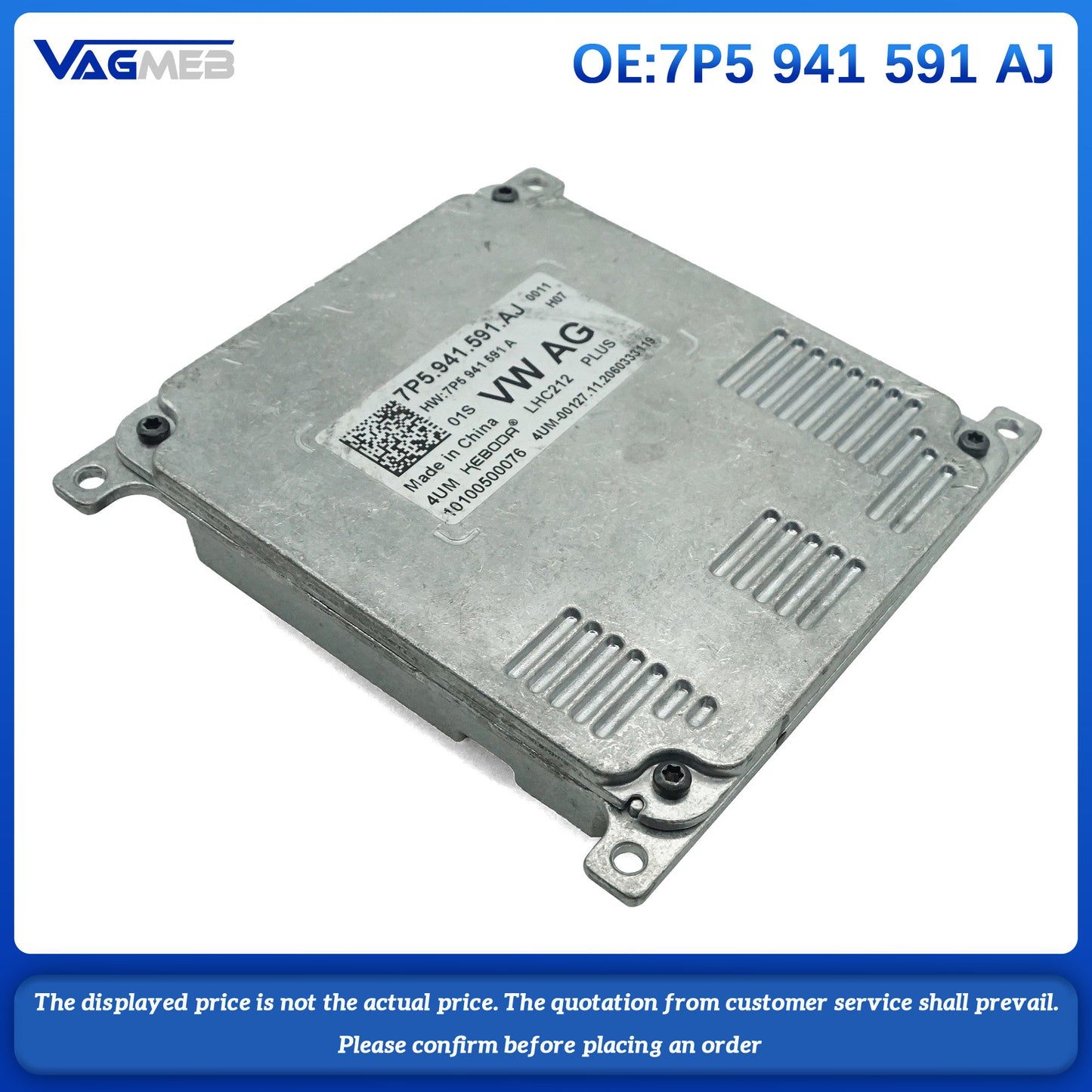 LED Headlight Ballast Computer Drive Module Car Accessories For Golf GTI 7P5 941 791AJ