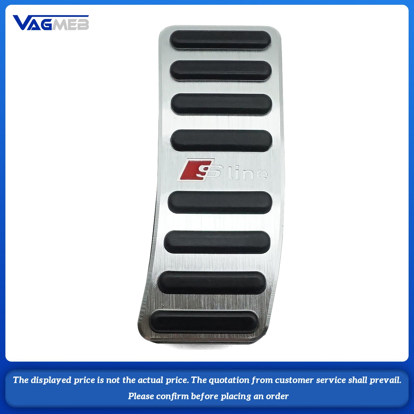 Accelerator brake rest pedal decoration For Audi S-line style A1 A3 A4 A4L A5 A6 A6L A7 A8 Q3 Q5 Q7 Q8 TT interior modification