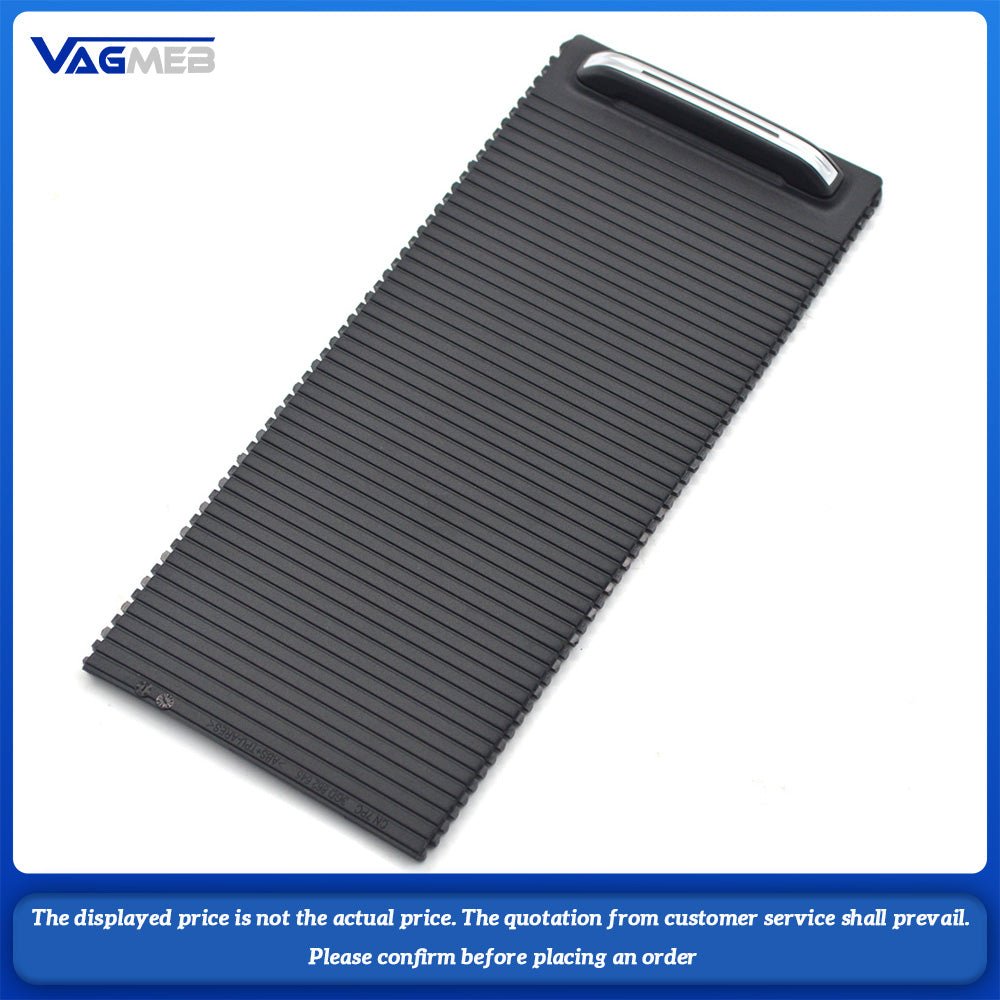 New Black Center Console Drink Water Cup Holder Cover Pull Curtain Trim For VW Golf 7 7.5 GTI GTE GTD MK7 R-Line 2013-2021
