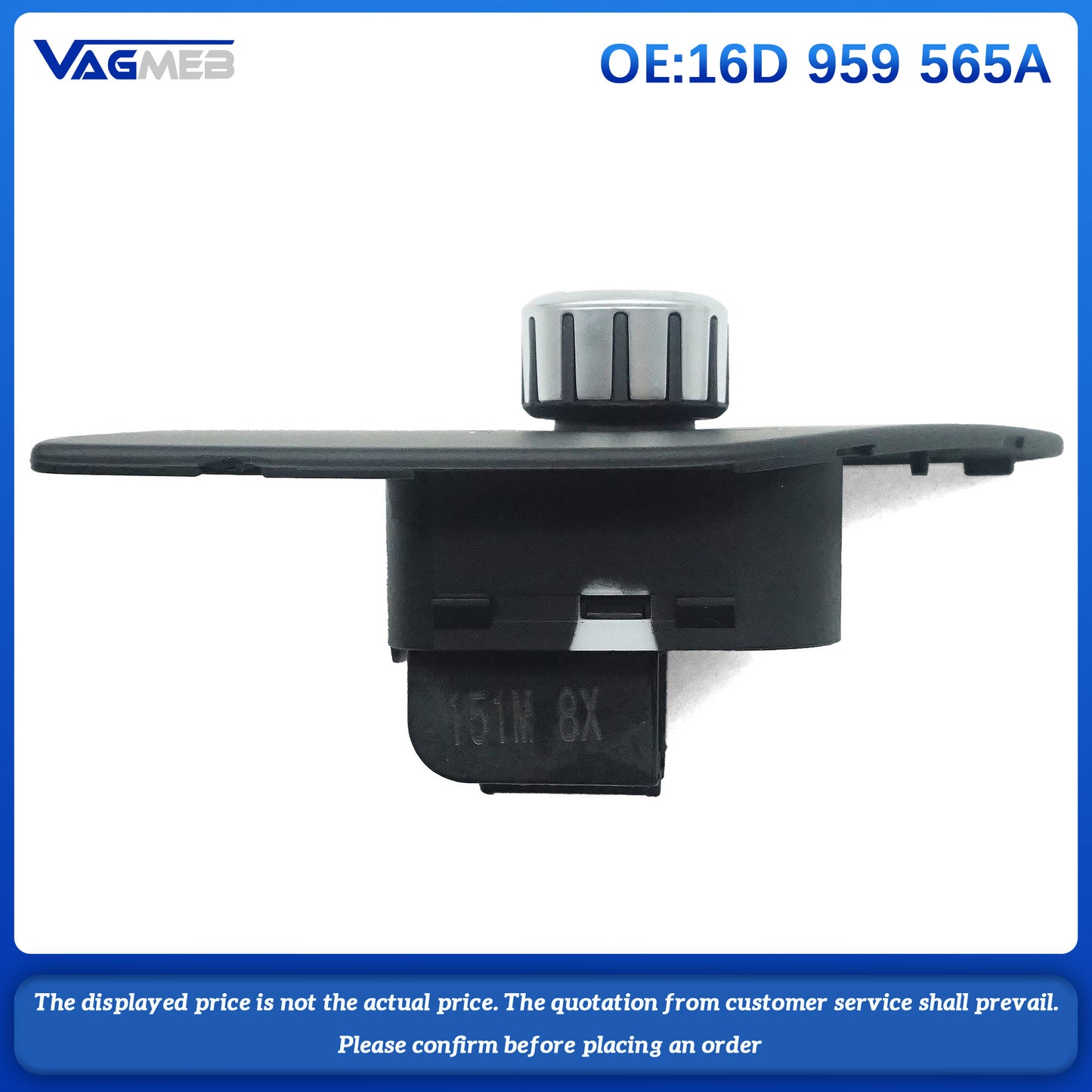 Folding heated rearview mirror switch control knob button for VW Jetta MK6 2012 16D 959 565A