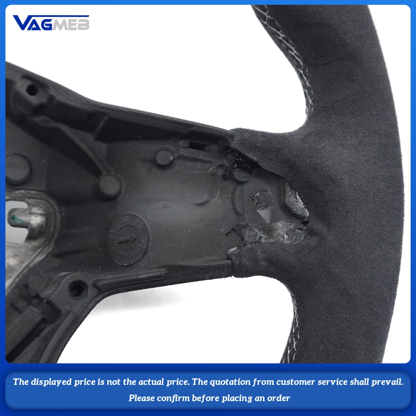 Racing Car Auto Parts Carbon fiber steering wheel For VW MK8