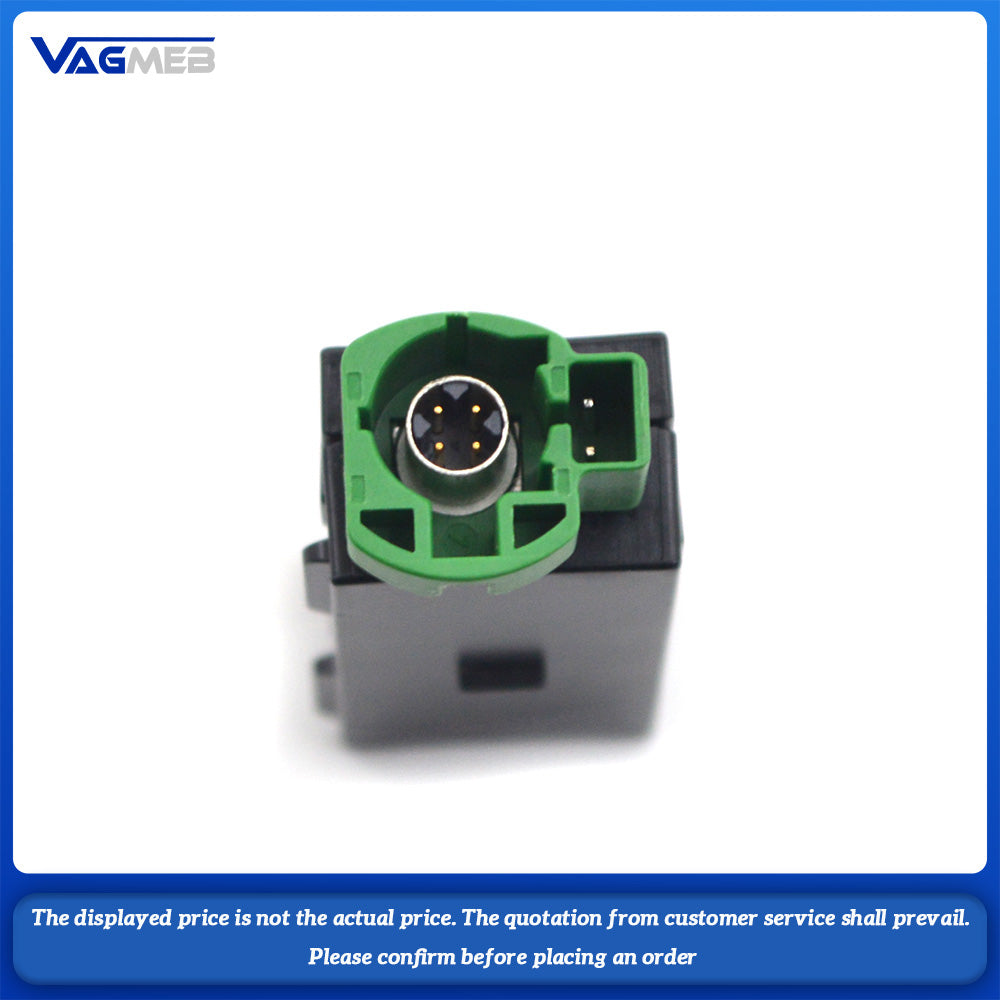 For VW Golf 7 MK7 VII For Passat B8 CarPlay Media USB AUX Switch MIB2 MDI USB AMI Adapter Plug Socket 5Q0035726E 5Q0 035 726 E