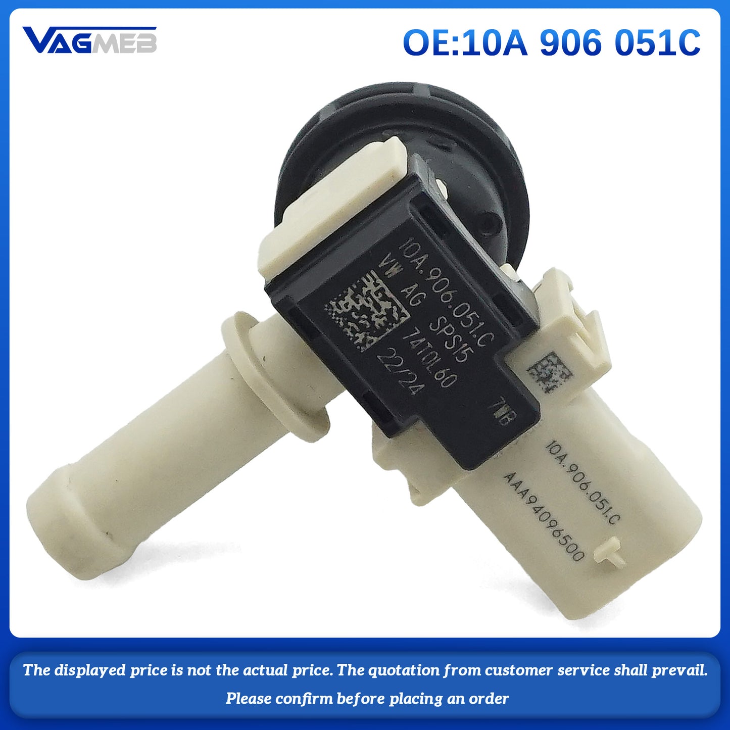For SEAT pressure sensor 10A 906 051C