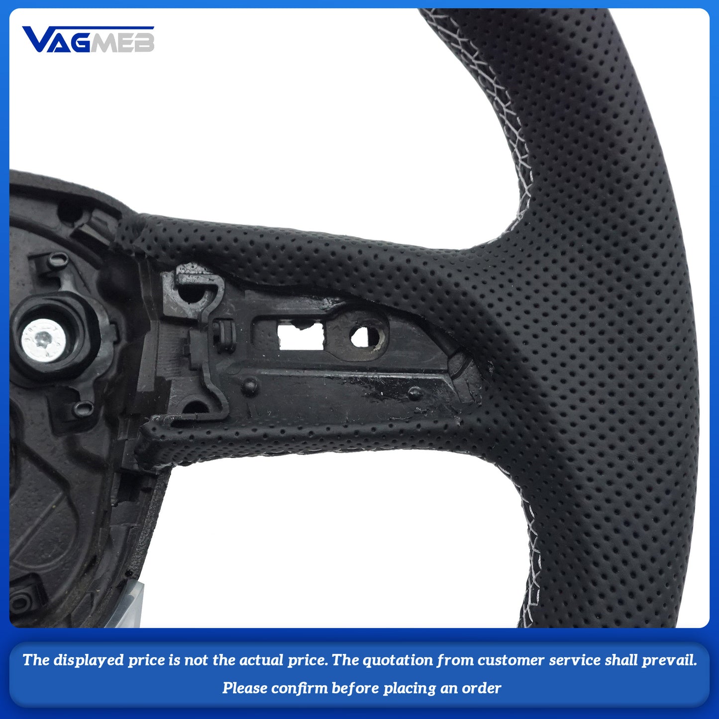For Audi S LOGO Q5 FY white line steering wheel