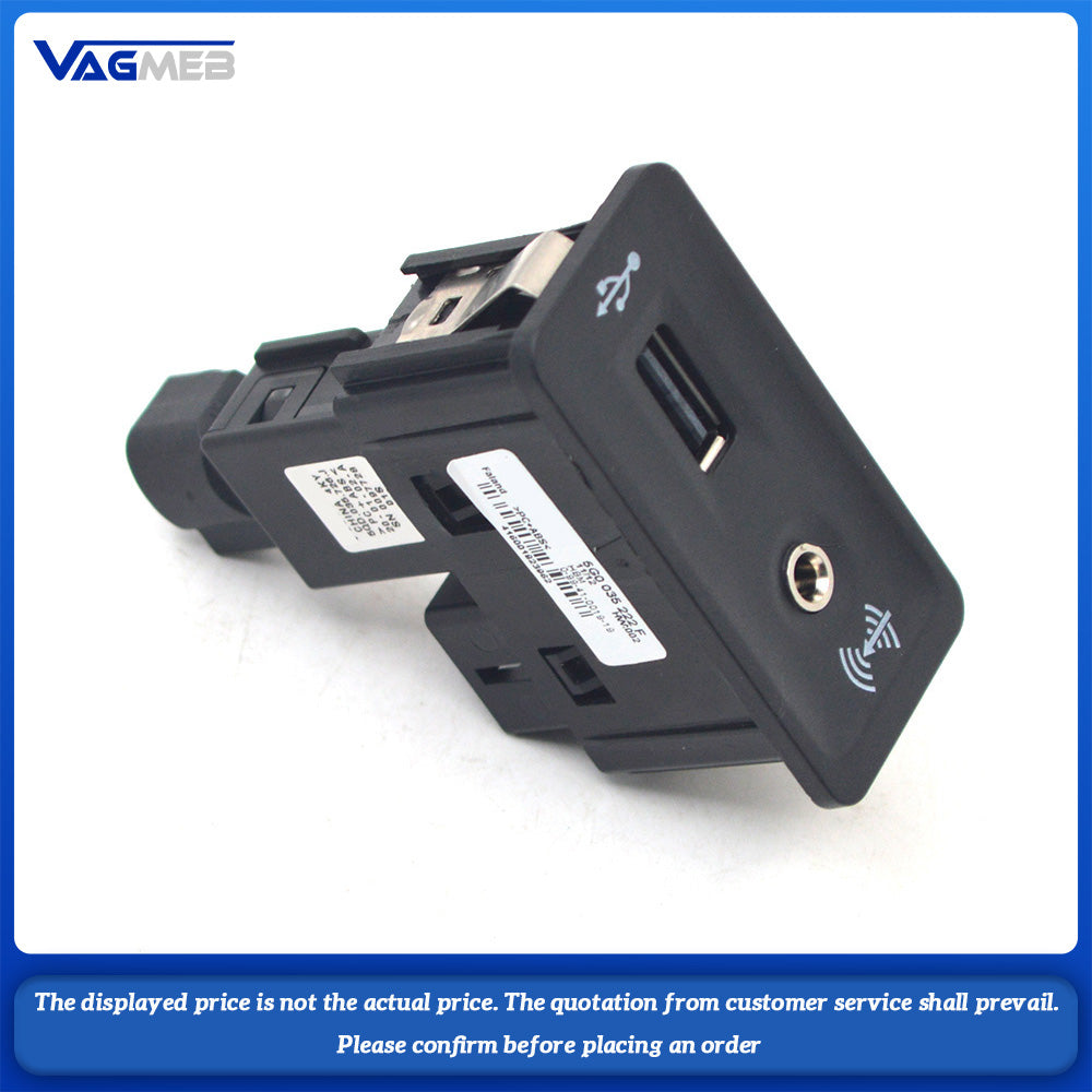 5G0 035 222 F Switch Plug Harness Set MDI USB AMI Install Plug Socket For VW Golf 7 MkII