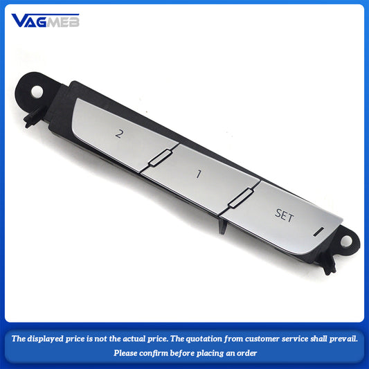 For Audi A6 4K A6 S6 A7 S7 Seat adjustment memory switch Chromium Silver 4K0 959 769A