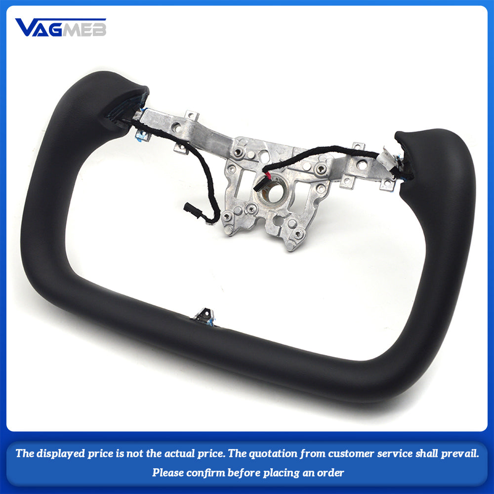 NovaAcc For Tesla Model 3 Highland Yoke Steering Wheel 2024 with Heating Personalized Customize Black White Car Accessories