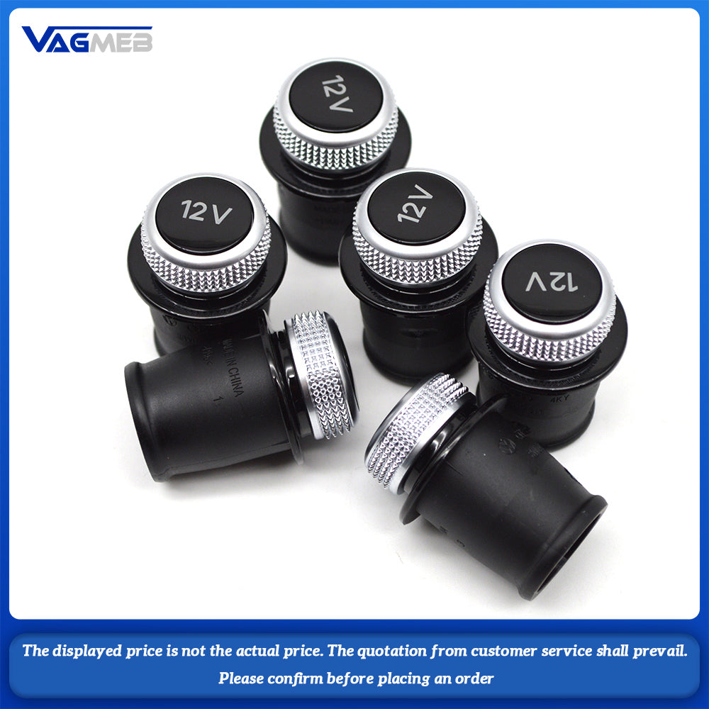 Cigarette Lighter Cover Chrome Plated Cigarette Lighter Plug For Audi A3 A4 A5 Q2 Q7 R8 8WD 919 311