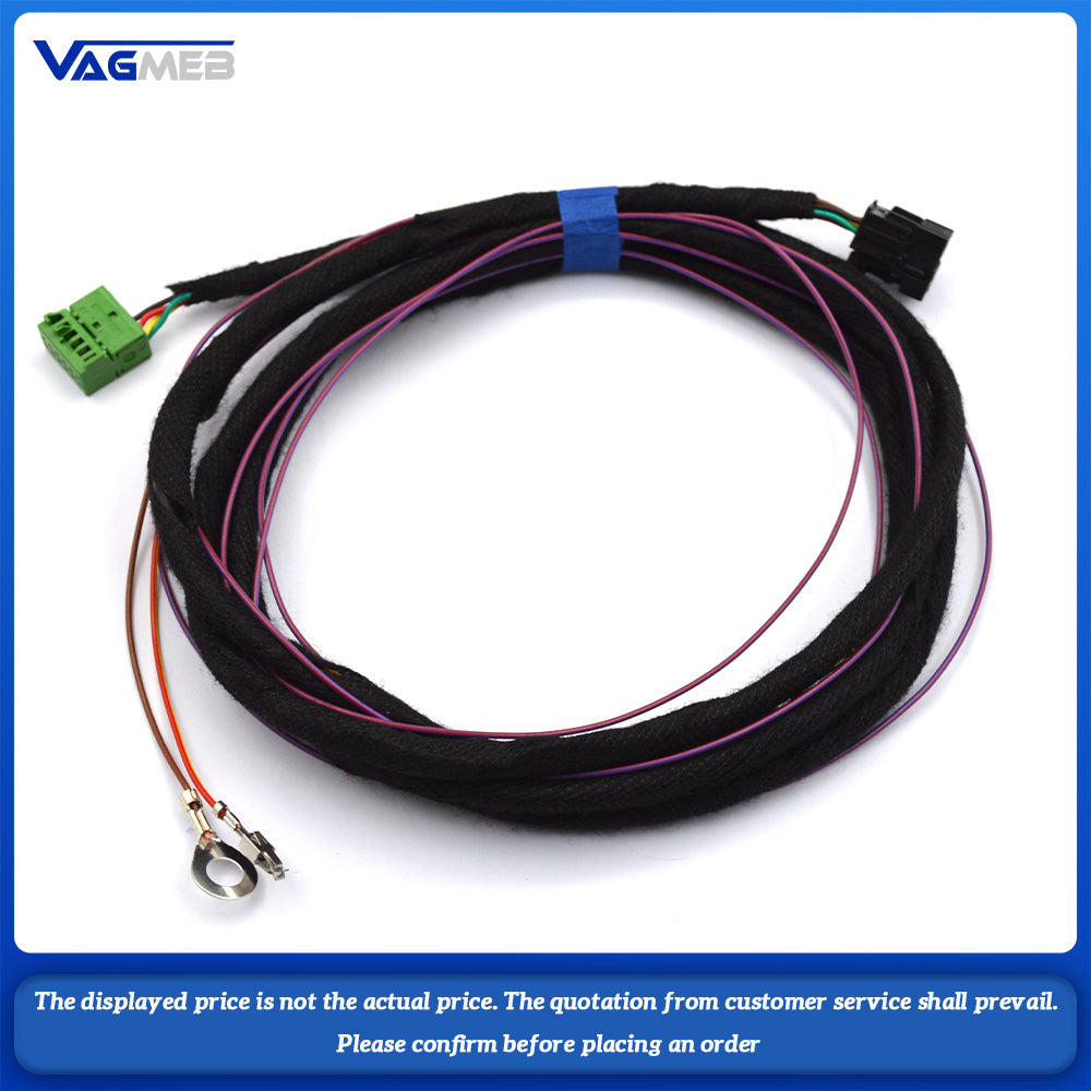 For VW Audi A4 B9 MIB 2 CarPlay MDI USB AUX IN Plug Cable Wiring Harness