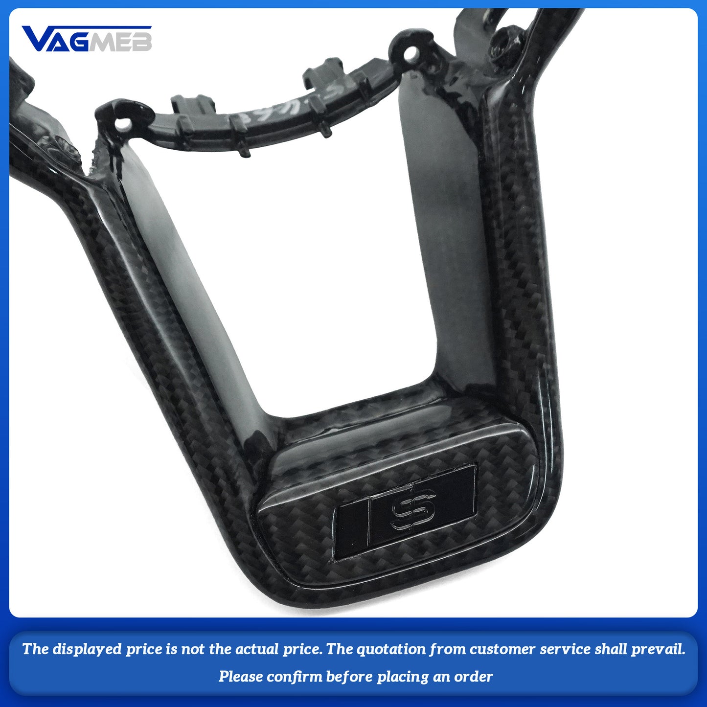 Wing lever button frame for Audi TT