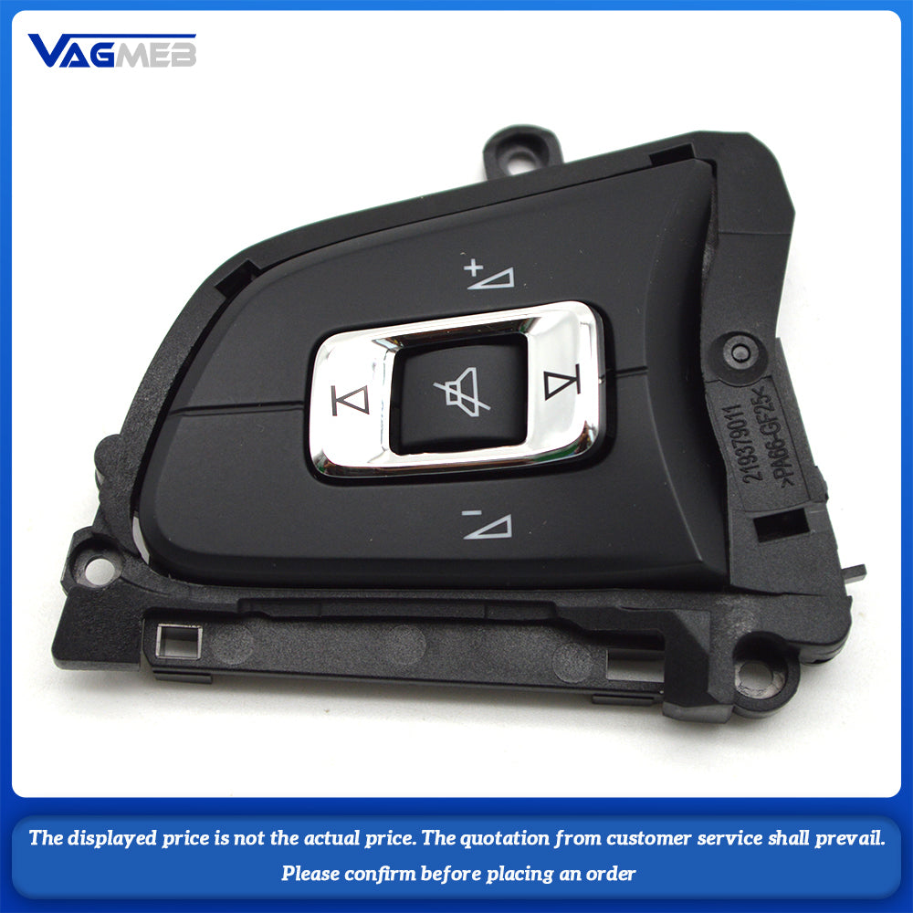 Multi-function Steering Wheel Switch Button Panel Cover Bezel For VW Passat Variant