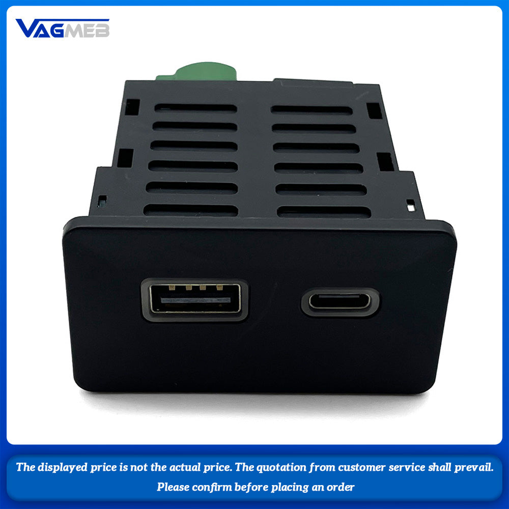 For VW Golf mk7 Golf7 wireless CarPlay usb type-c Plug Socket Switch with Cable Wire