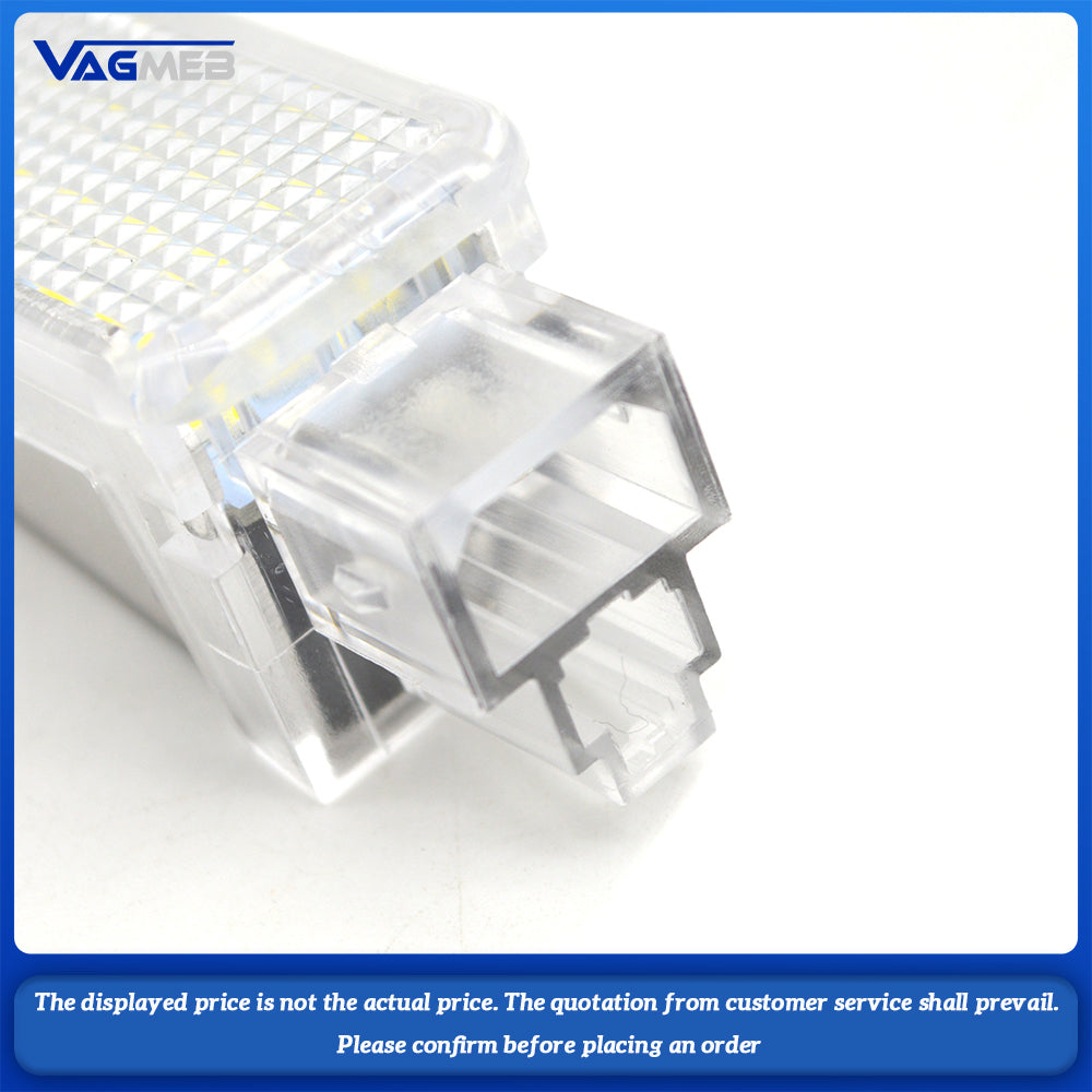 For Audi A3 A4 S4 RS4 A6 RS6 S6 C6 S5 Q5 Q7 A8 S8 LED License Number Plate Light Lamps White light