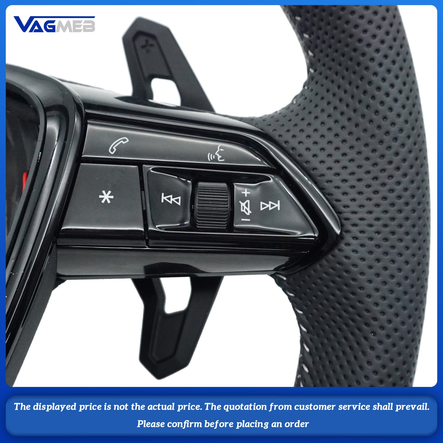 For Audi A6 C8 A7 Steering Wheel Car Accessories
