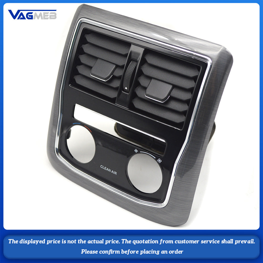 For VW Passat rear air conditioning vent frame brushed grey 56D 819 203 F