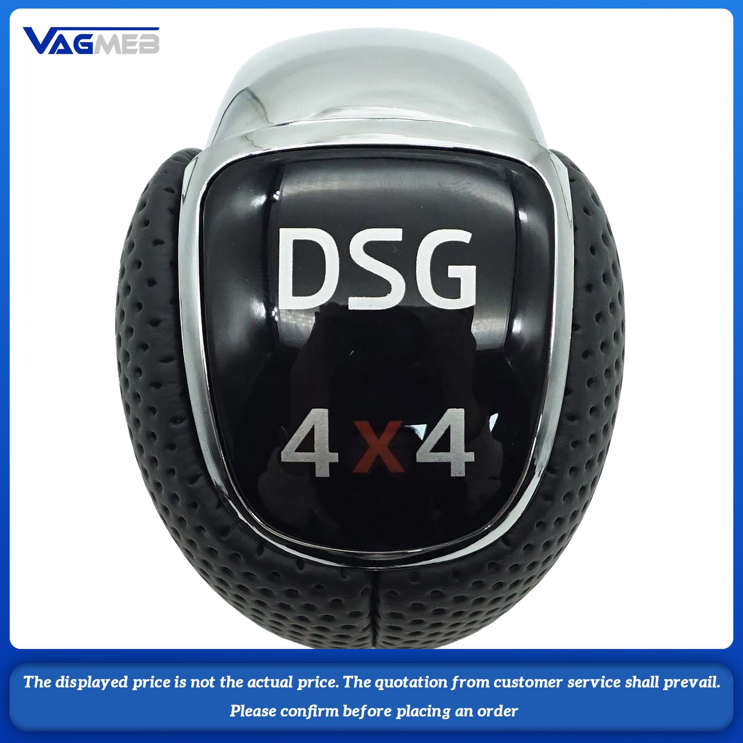 DSG Gear Shift Knob Leather Side Cover Interior Parts Accessories For Skoda Octavia Superb Fabia Yeti