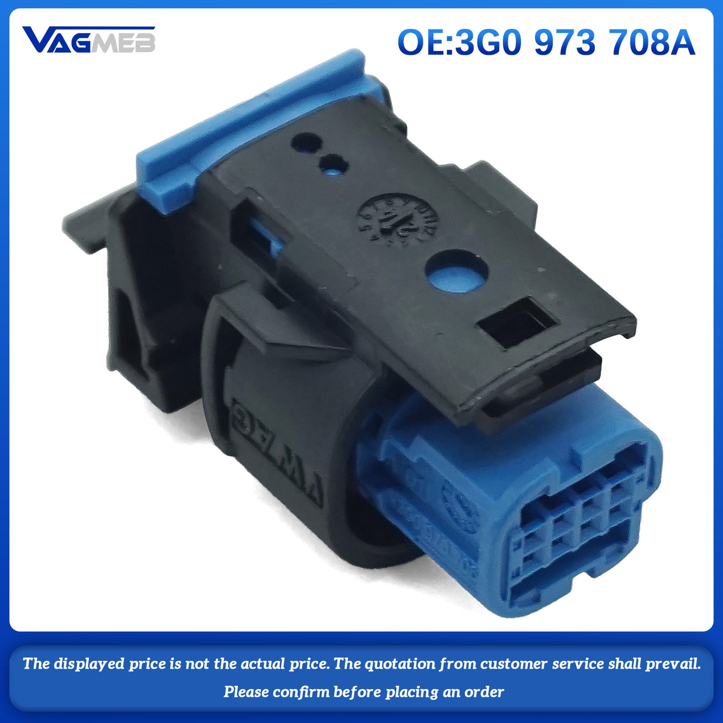 Keyless vehicle door wiring connector Wire Cable Connectors For VW ID3 Tiguan MK2 TAYRON TRCM Audi A3 Skoda Kodiaq octavia 3G0 973 708A