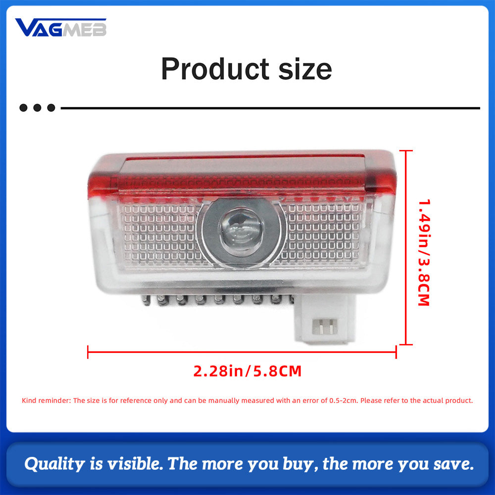 2P Car Door Lamp Projector Welcome Step Up Puddle Light For Mercedes Benz ML W166 GLE C167 B E A C Class W205 W176 W213 GLC X253