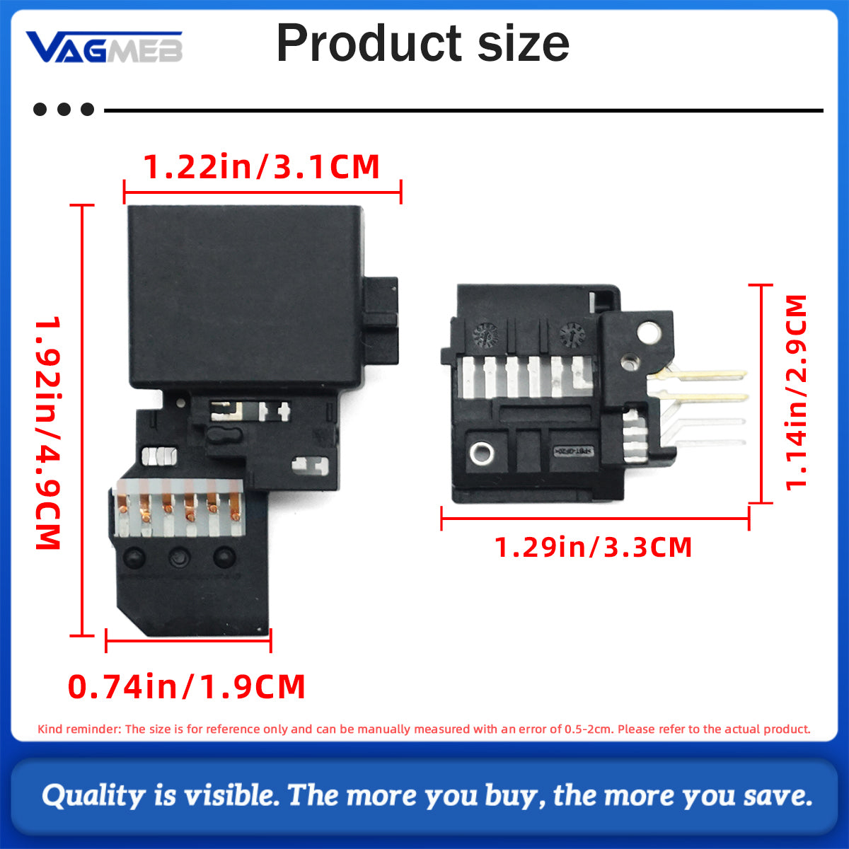Suitable for 2Q0 959 653 2Q0959653 for Audi Q3 Golf MK6 Passat Tiguan Tuan Hairspring Harness plug A/B