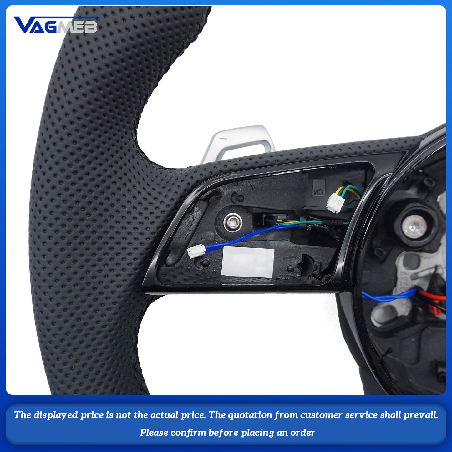 For Audi A4B9 S LOGO steering wheel with heating