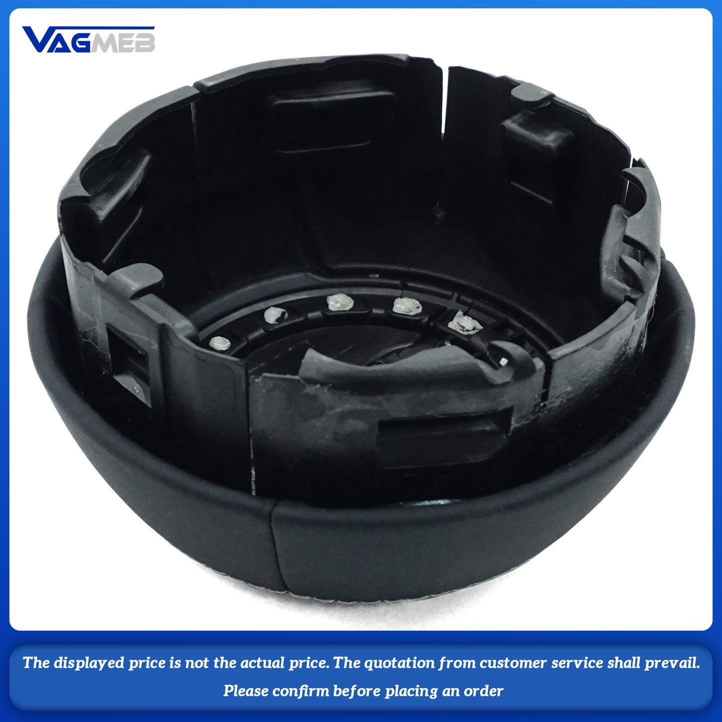 Dyed red thread Steering wheel airbag cover multifunction steering wheel For Audi TT MK3 Dermal white thread