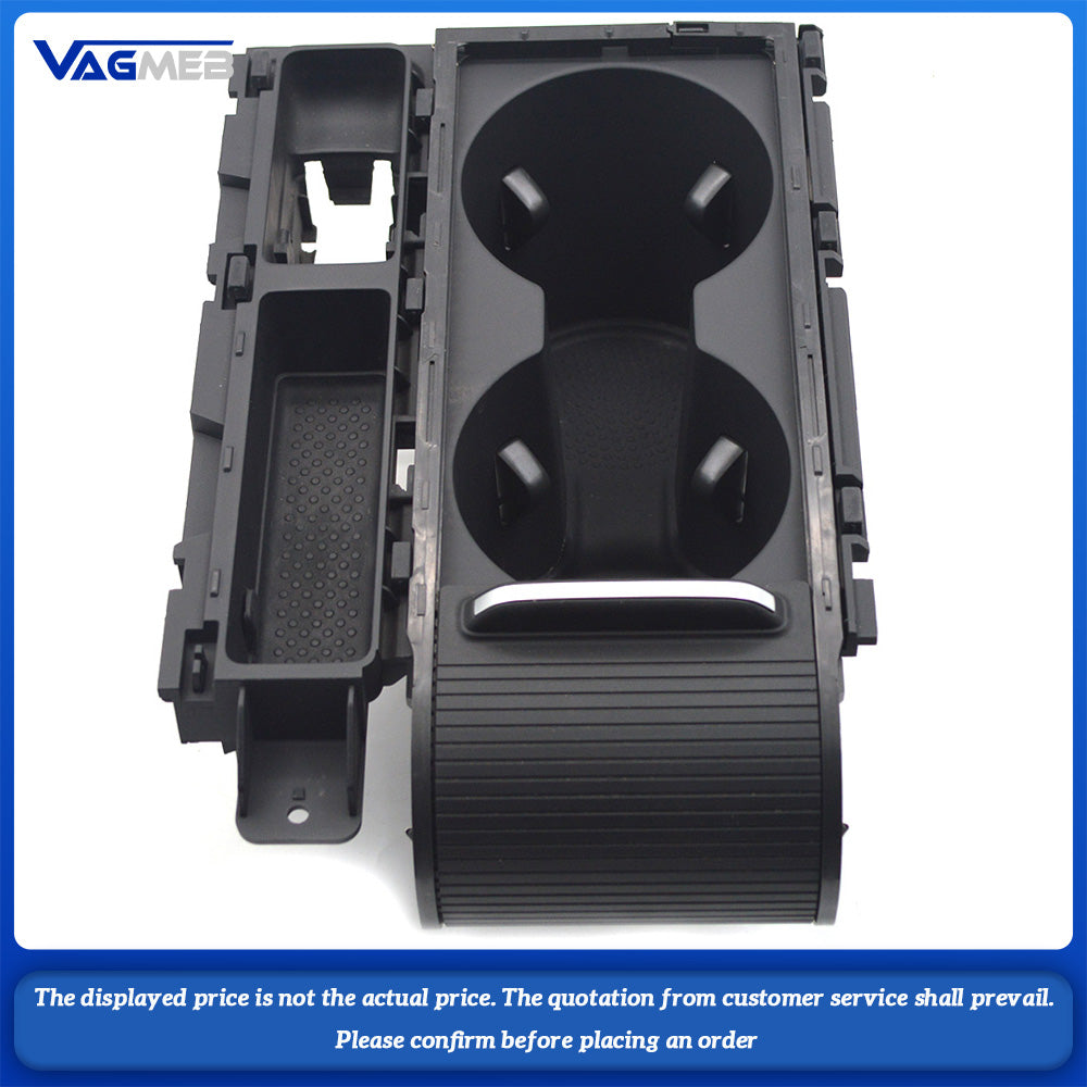 For VW Passat B8 Cupholder Console Cup Holder With Sliding Lid Water cup holder