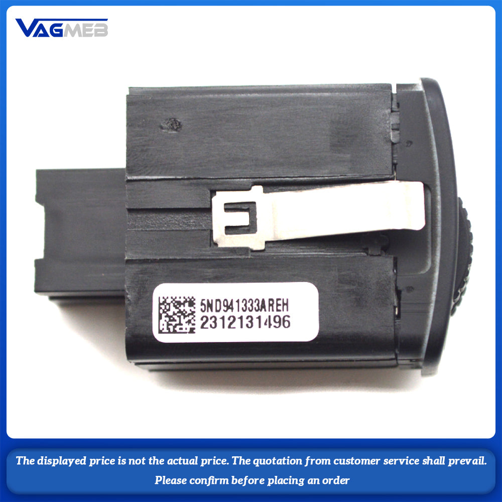 Brightness Dimmer Headlight Height Adjust Switch For VW Tiguan 5ND 941 333