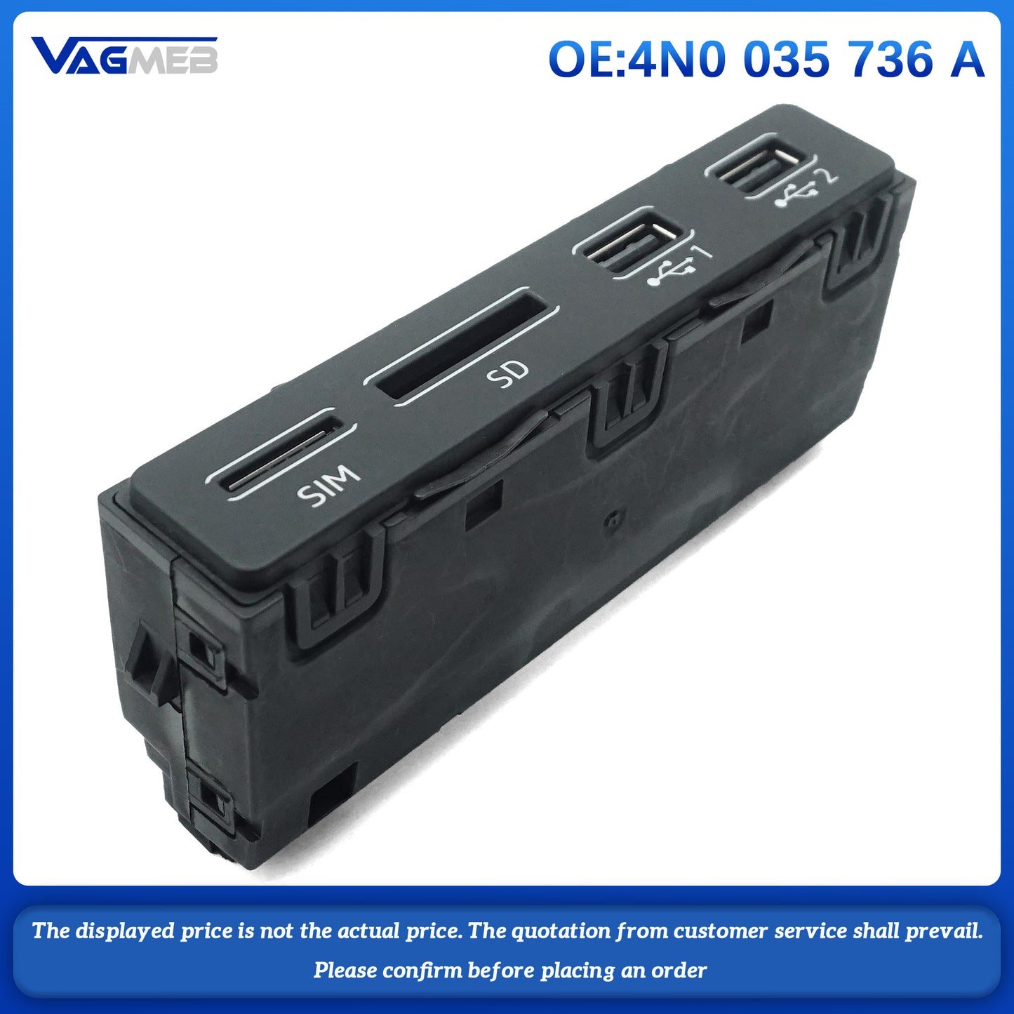 For Audi A6L C8 CARPIAY switch 4N0 035 736A