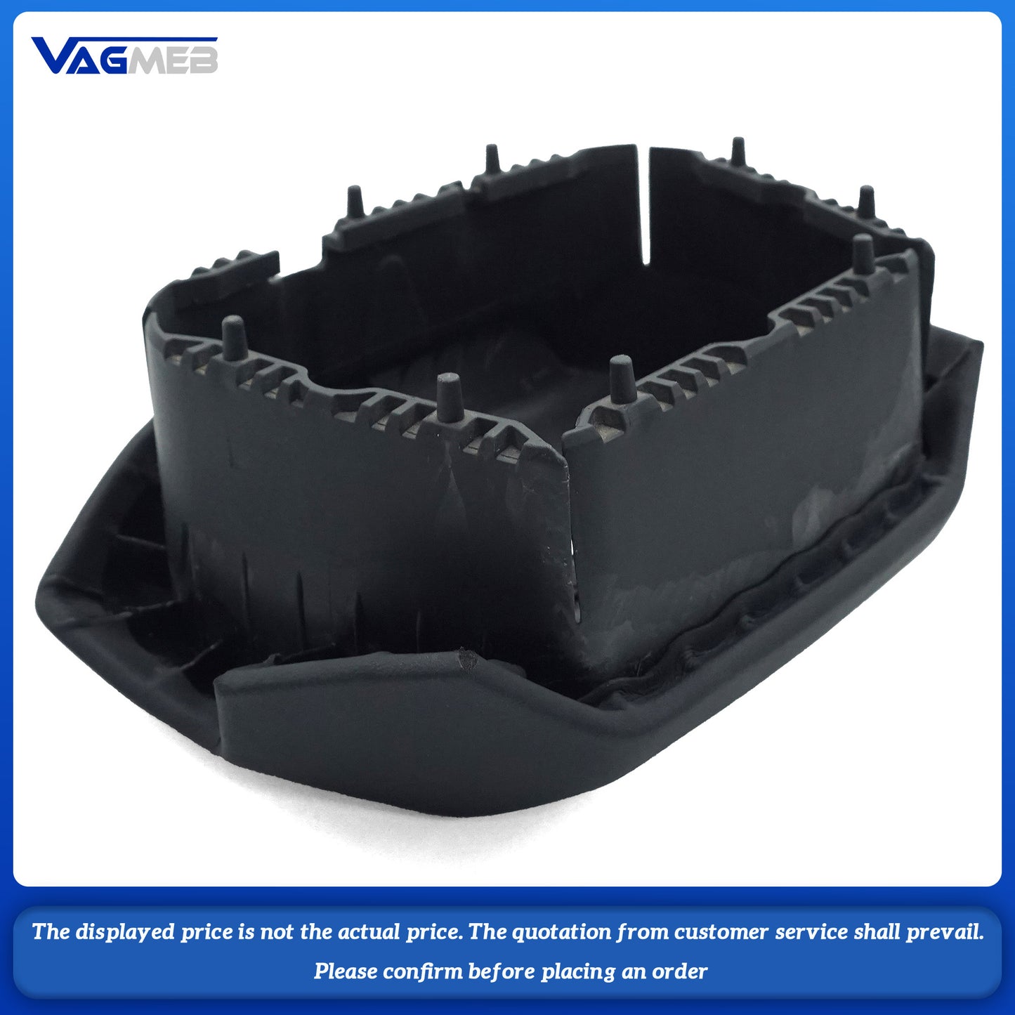 Steering wheel airbag cover multifunction steering wheel For Audi Q4 E-TRON Dermal white thread