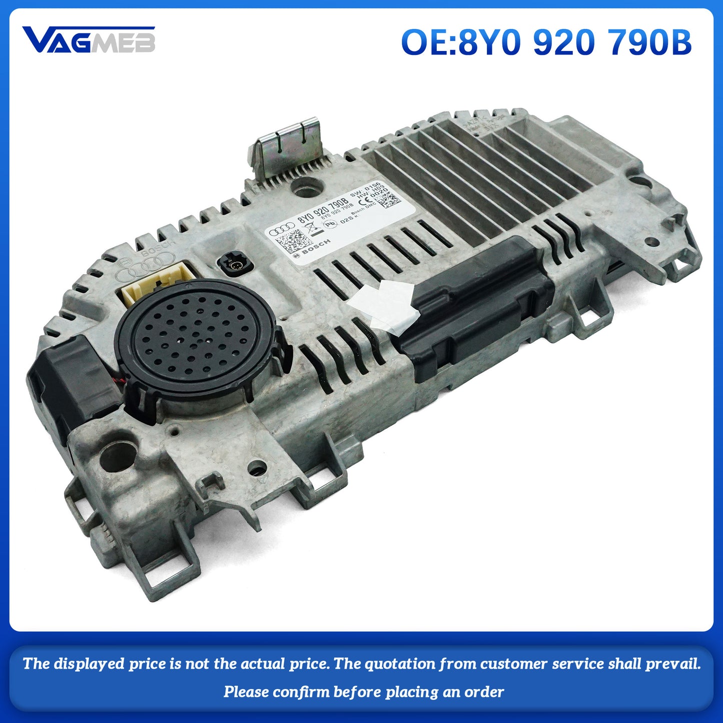 LCD instrument panel virtual cockpit for Audi A3 S3 Q6 8Y0 920 790 B