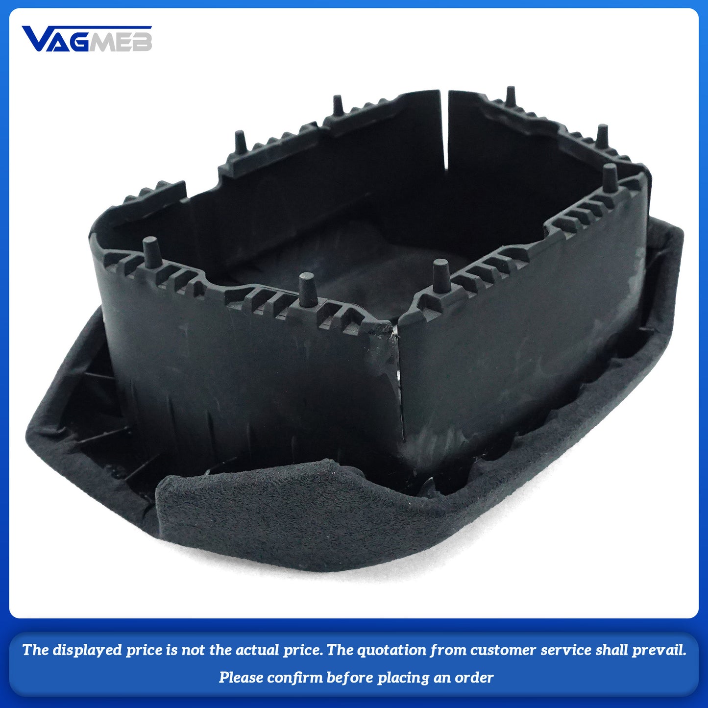 Dyed red thread Steering wheel airbag cover multifunction steering wheel For Audi e-tron Tawny striped leather
