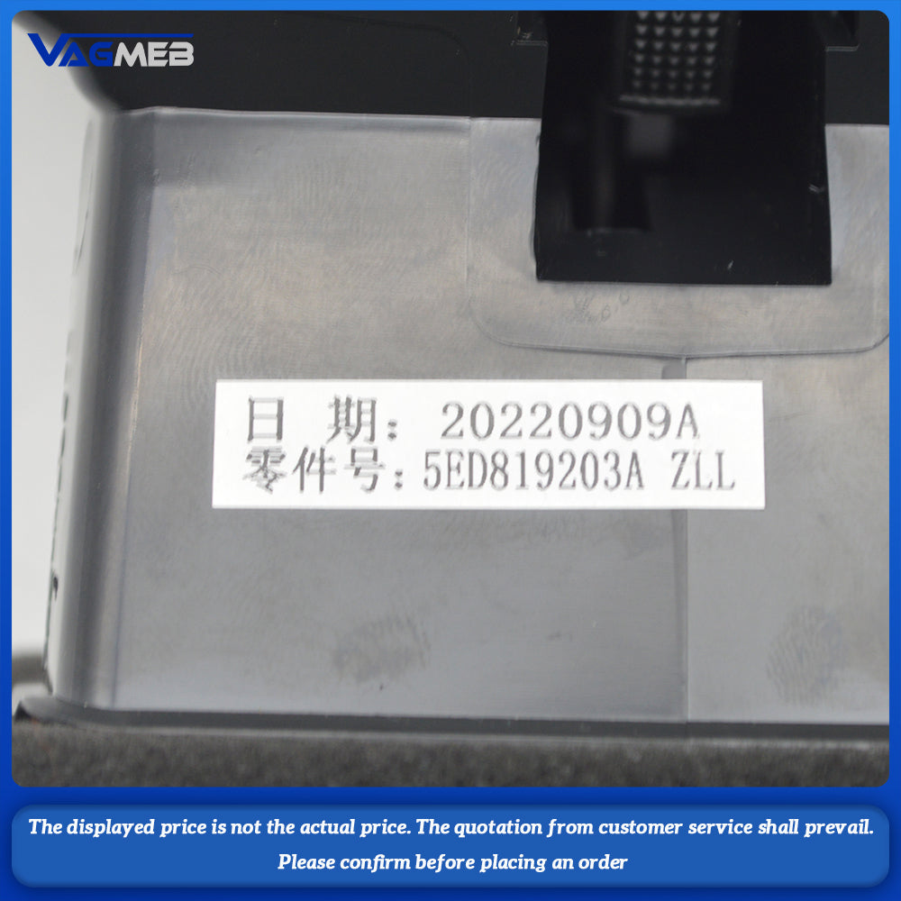 Car Air Conditioner Rear Outlet Grille For Skoda Octavia MQB 2015-2020 Centre Console AC Air Vent Louver 5ED 819 203