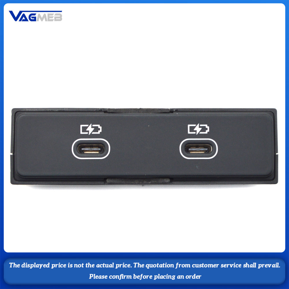 4N1 035 954 For Audi A6 A7 A8 Q8 CARPLAY dual usb-c charger PD type c switch