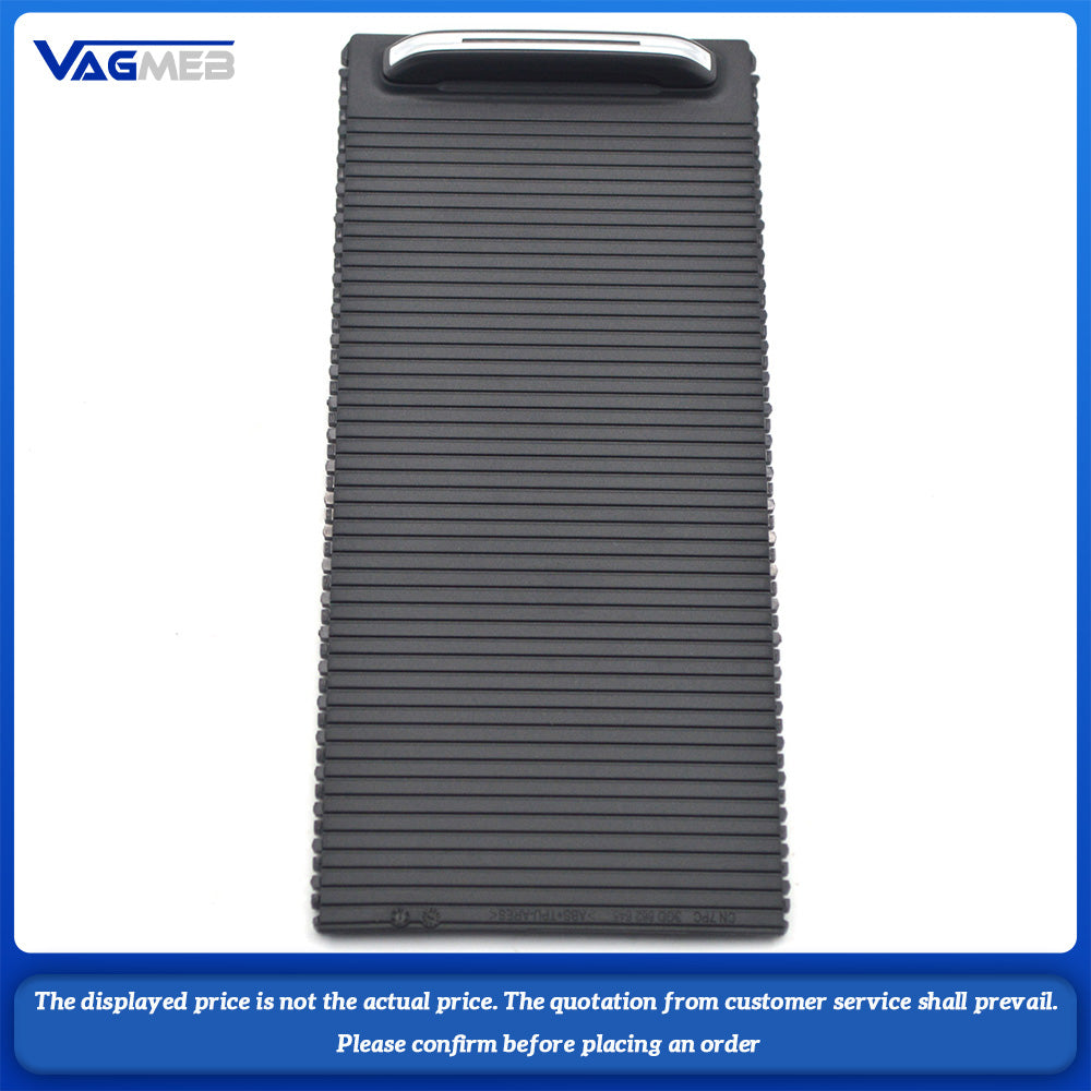 New Black Center Console Drink Water Cup Holder Cover Pull Curtain Trim For VW Golf 7 7.5 GTI GTE GTD MK7 R-Line 2013-2021