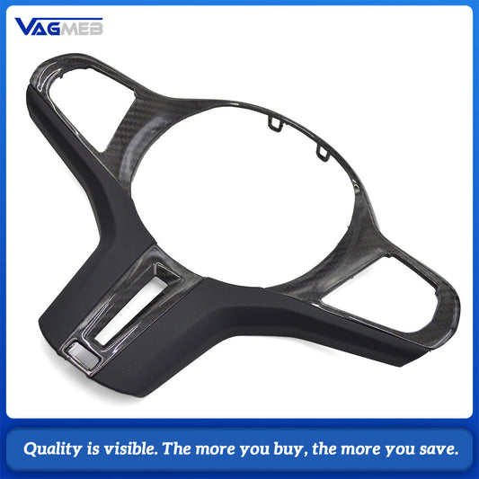 For BMW G Series High End Gear Panel Cover Alcantara Carbon Fiber No Seat Heating Cutout