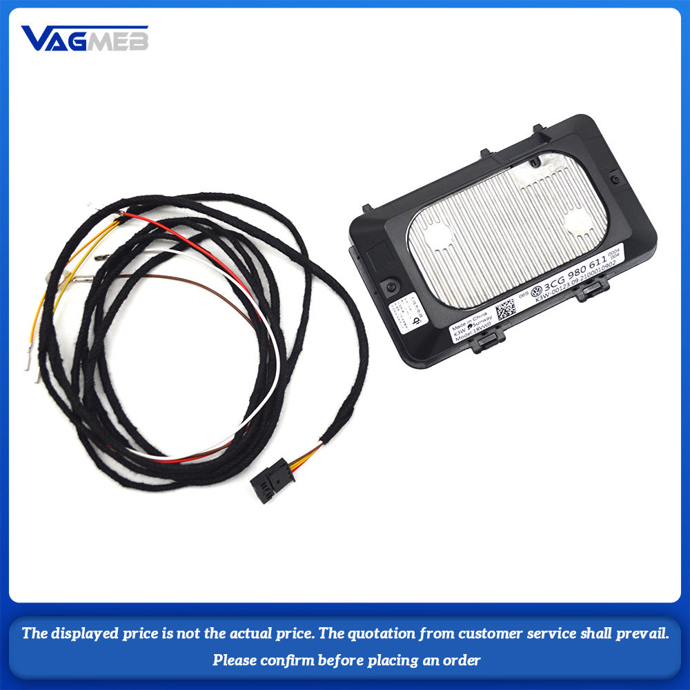 For VW MQB Passat For Skoda karoq Superb MK3 Car mobile phone wireless charging module with wiring harness 3CG 980 611