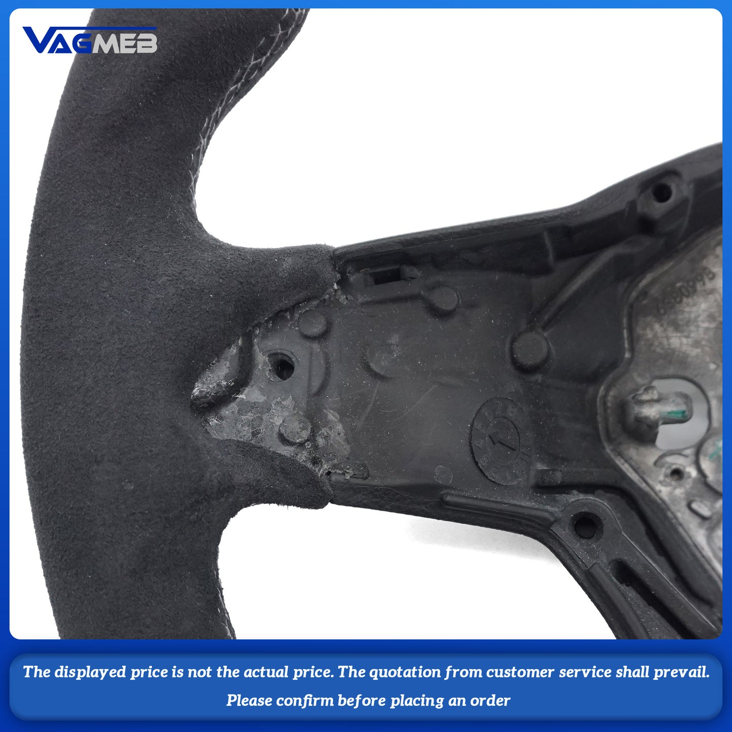 Racing Car Auto Parts Carbon fiber steering wheel For VW MK8