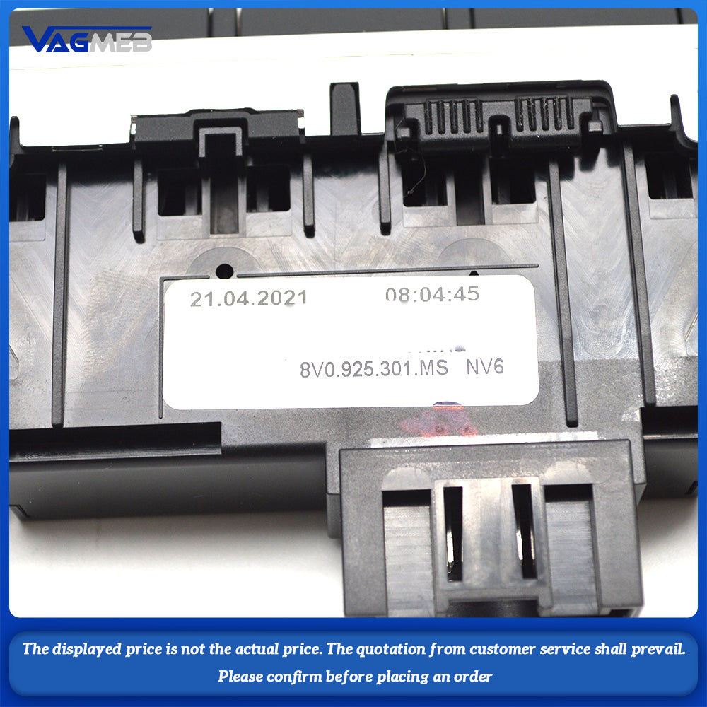 white light original 8V0 925 301 MS For Audi A3 8V PDC Switch parking PLA OFF drive select switch