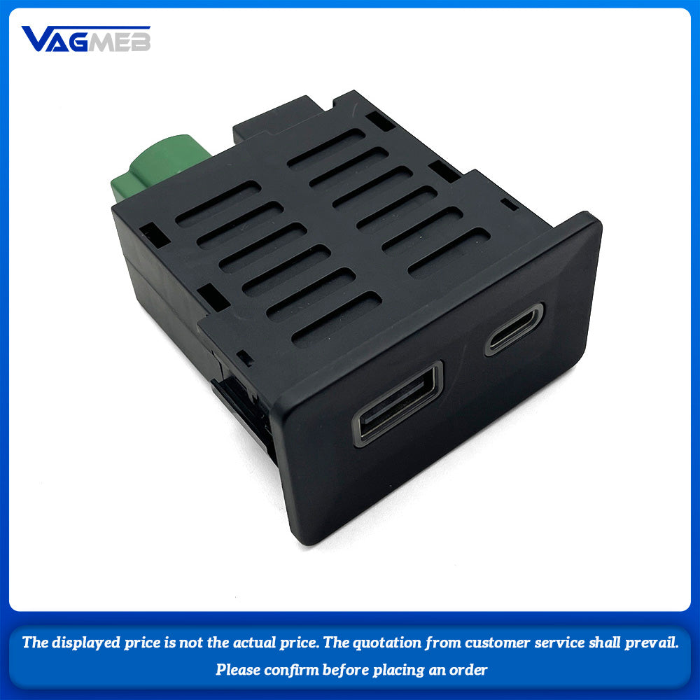 For VW Golf mk7 Golf7 wireless CarPlay usb type-c Plug Socket Switch with Cable Wire