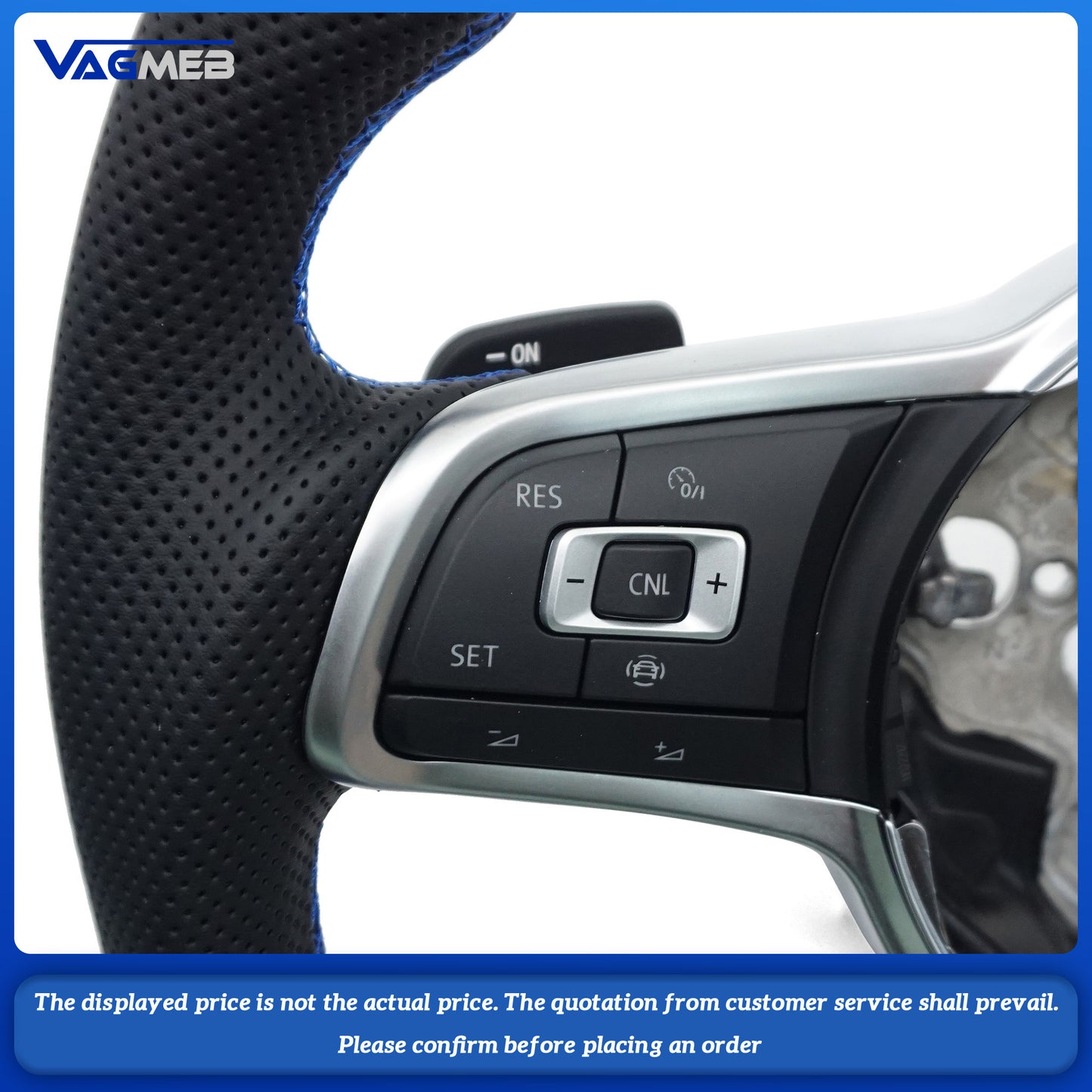 Carbon fiber leather multifunctional sports steering wheel For VW Golf 7 MK7 GTI Passat B8 Tiguan MK2 DSG