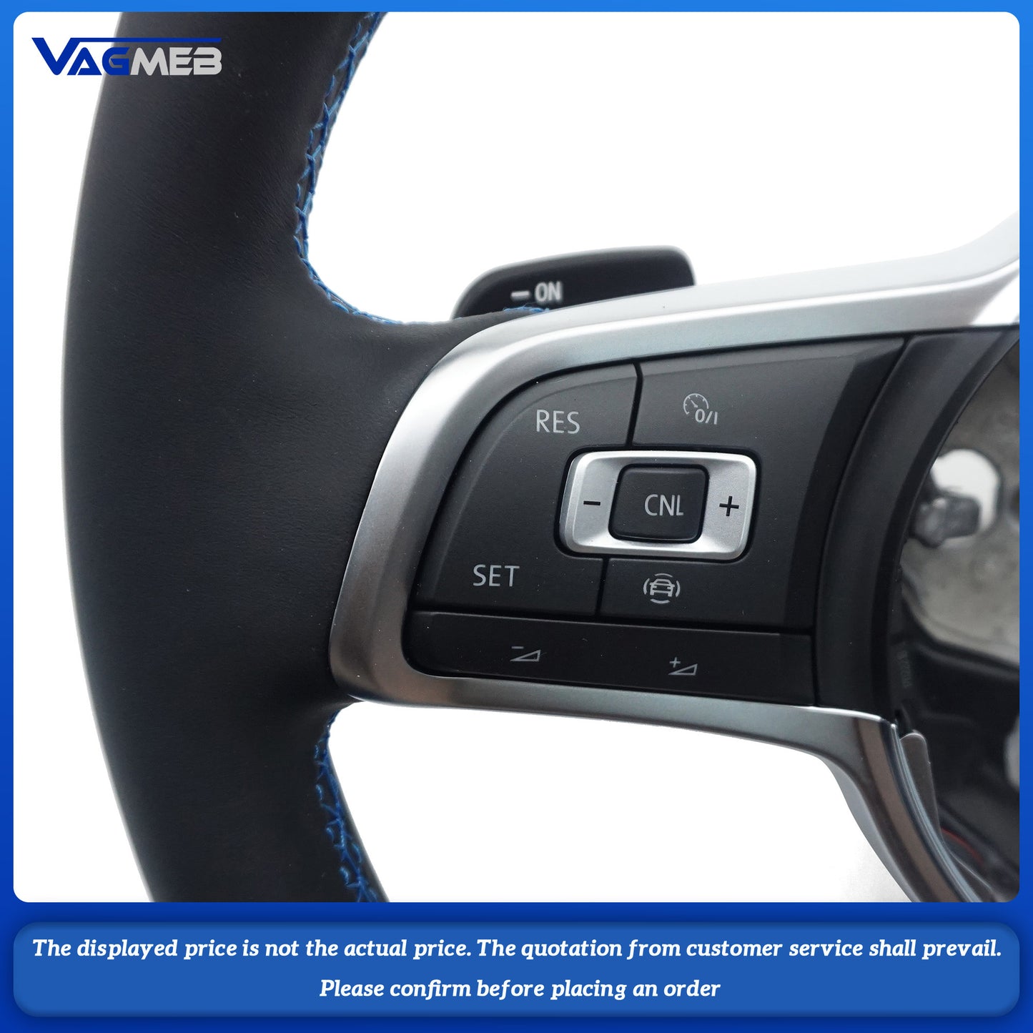 Volant sport avec palettes de changement de vitesse, VW Golf 7 7.5 R Passat B8, Troc, Arteon, Tiguan MK2, LOGO RLINE, Nouveau