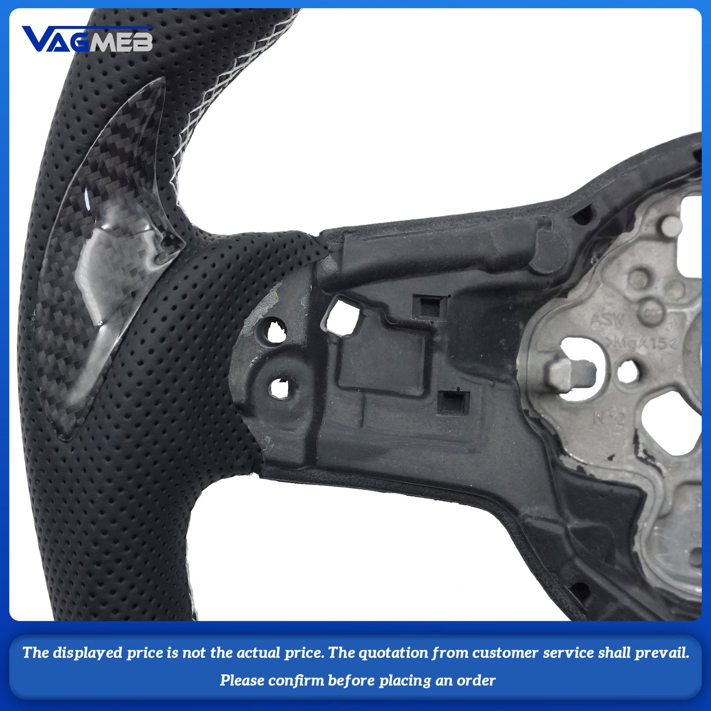 For VW Golf MK 6 7 7.5 GTI GTD GTE R Polo Customm carbon fiber RLine sports steering wheel