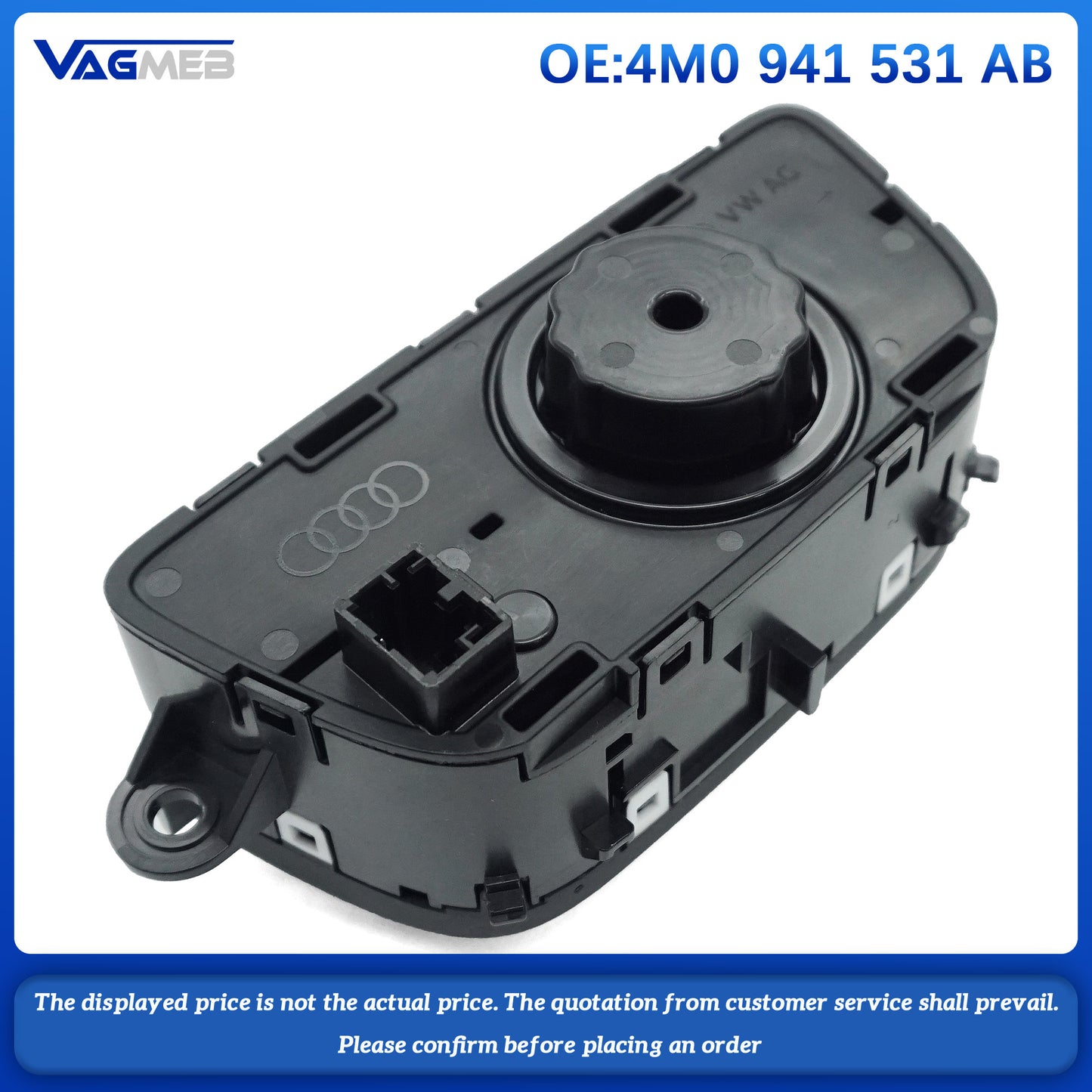 For Audi A4L C8 Q7 A5 Q5FY Headlamp Switch Control Unit Headlight Switch 2024 Hot Sale Brand. New And High Quality 4M0 941 531AB