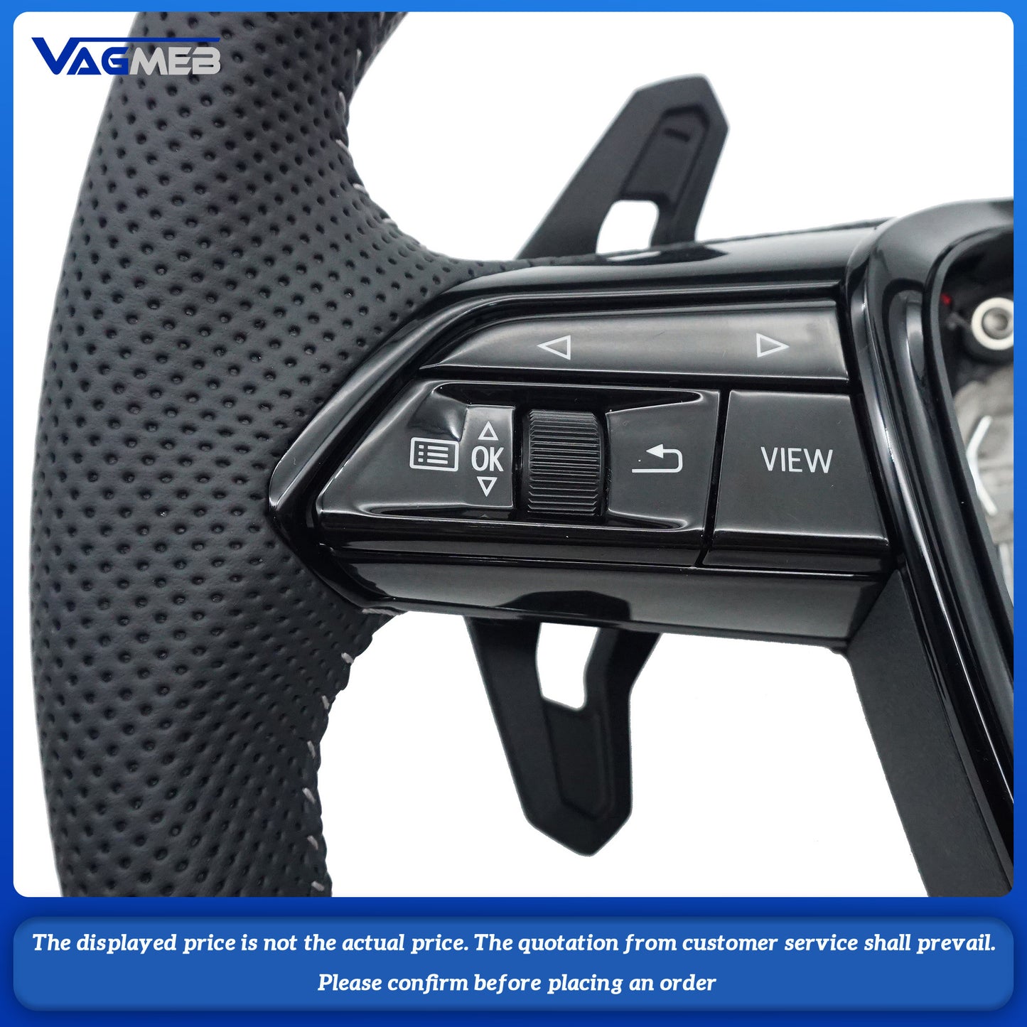 For Audi A6 C8 A7 Steering Wheel Car Accessories
