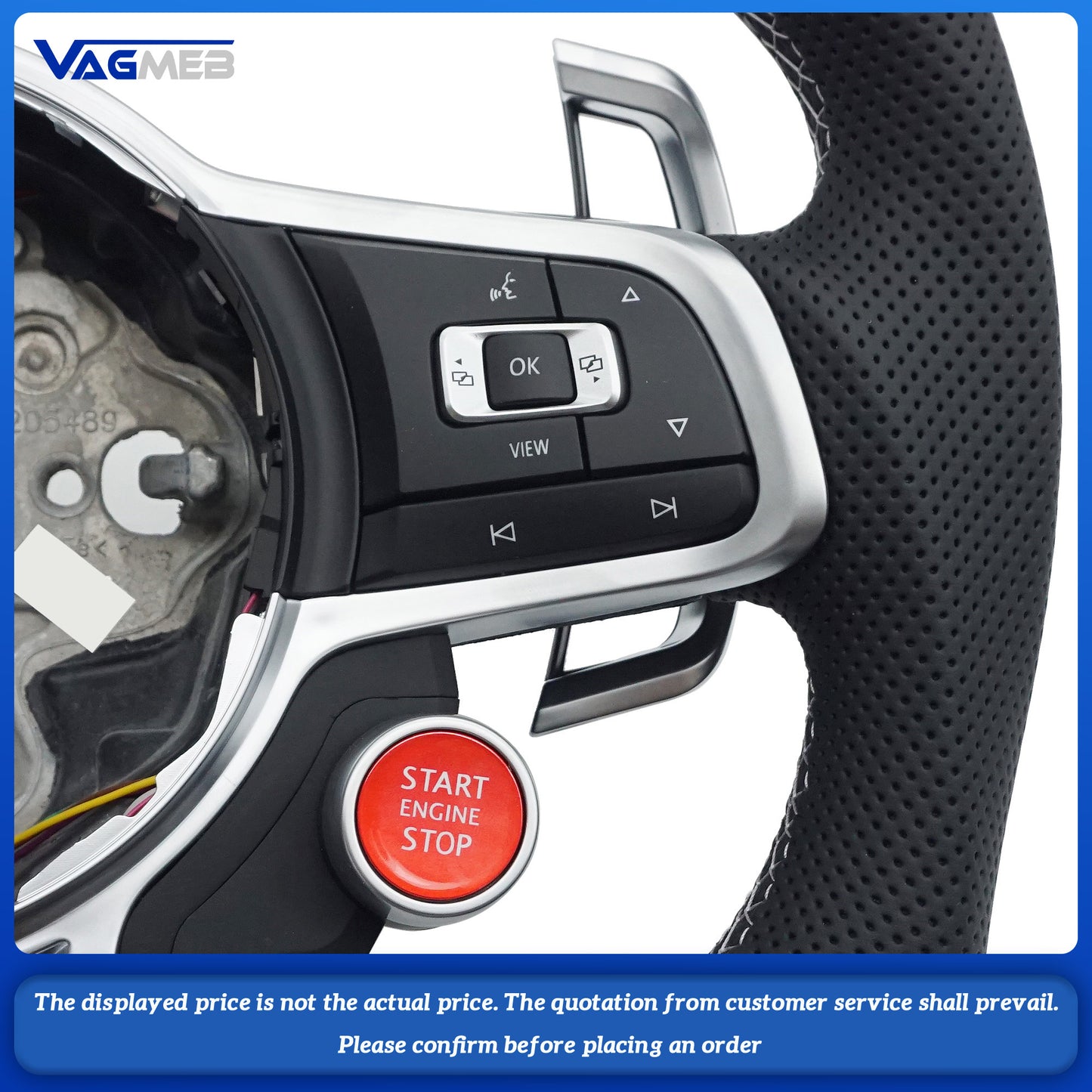 For VW Golf 7 MK7 Mk7.5 GTI Steering Wheel