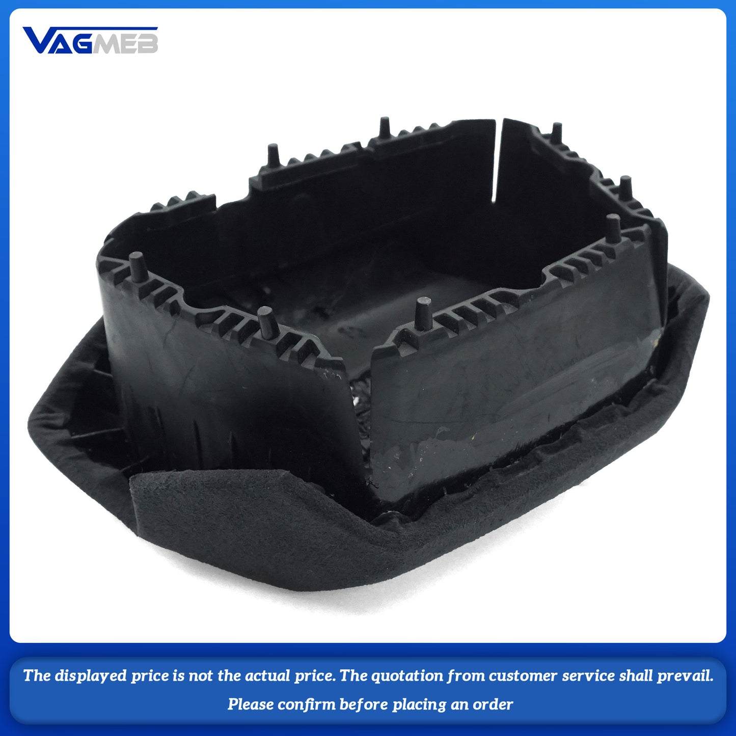 Steering wheel airbag cover multifunction steering wheel For Audi Q4E-TRON Woolen striped fabric