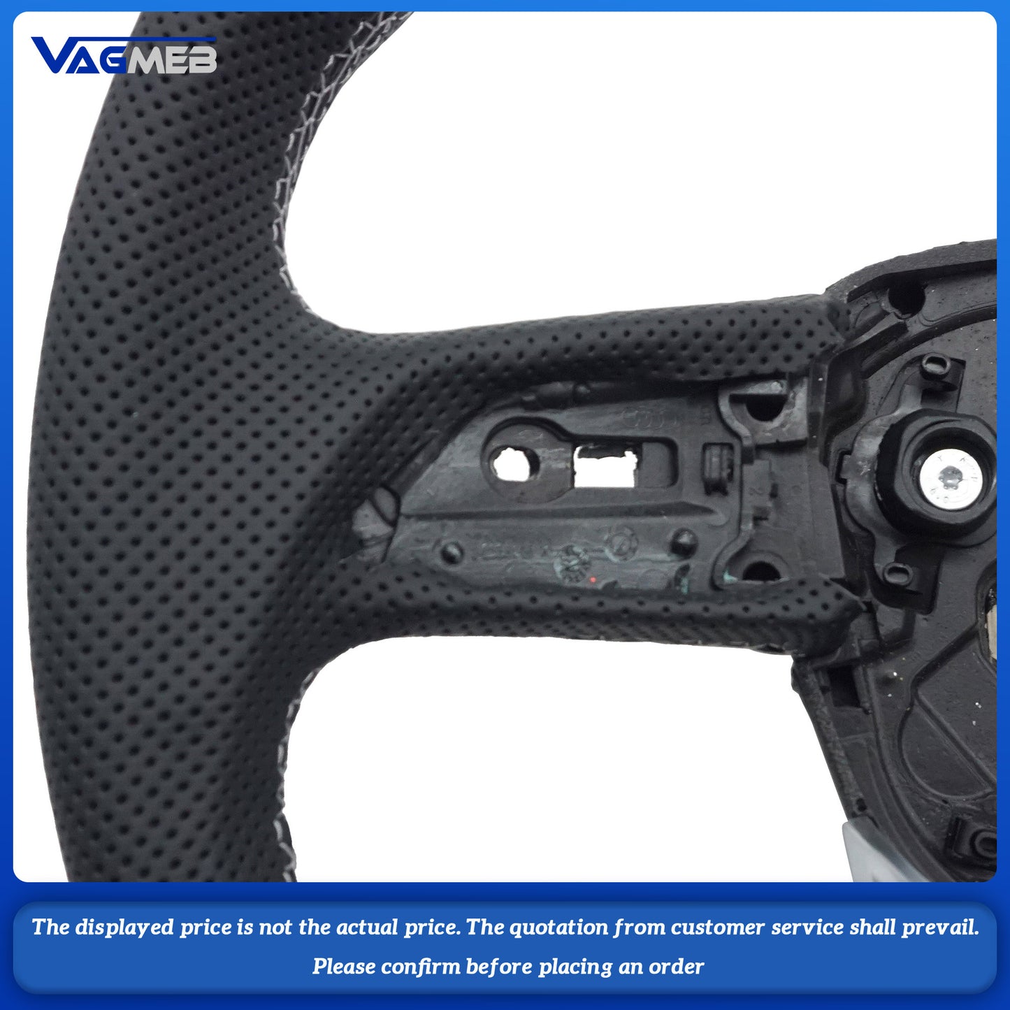 For Audi S LOGO Q5 FY white line steering wheel