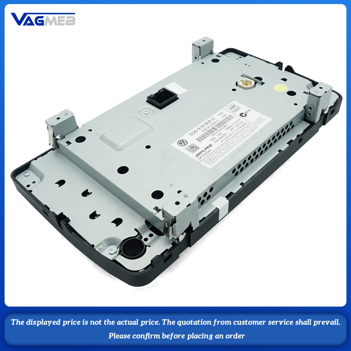 For VW Golf Golf R GTI Golf Variant 5.8 Inch Mechanical Button NAV Touch Screen Display 5G0 919 605D